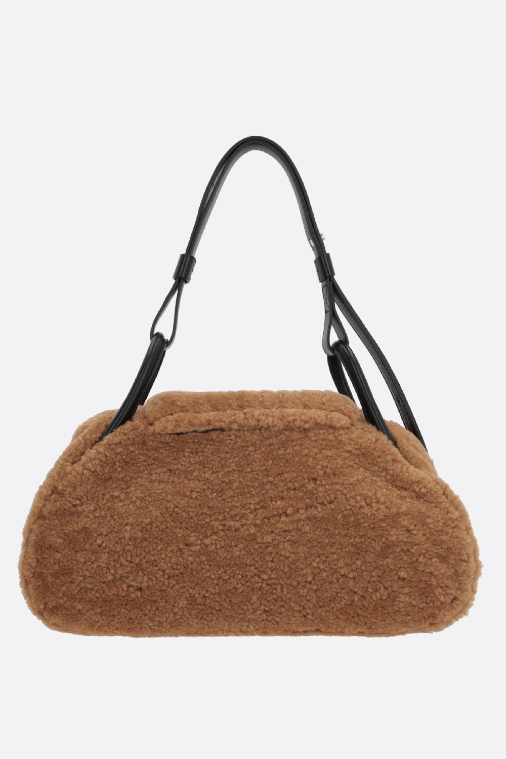 AMINA MUADDI borsa a mano Gemini in shearling Vendita Calda