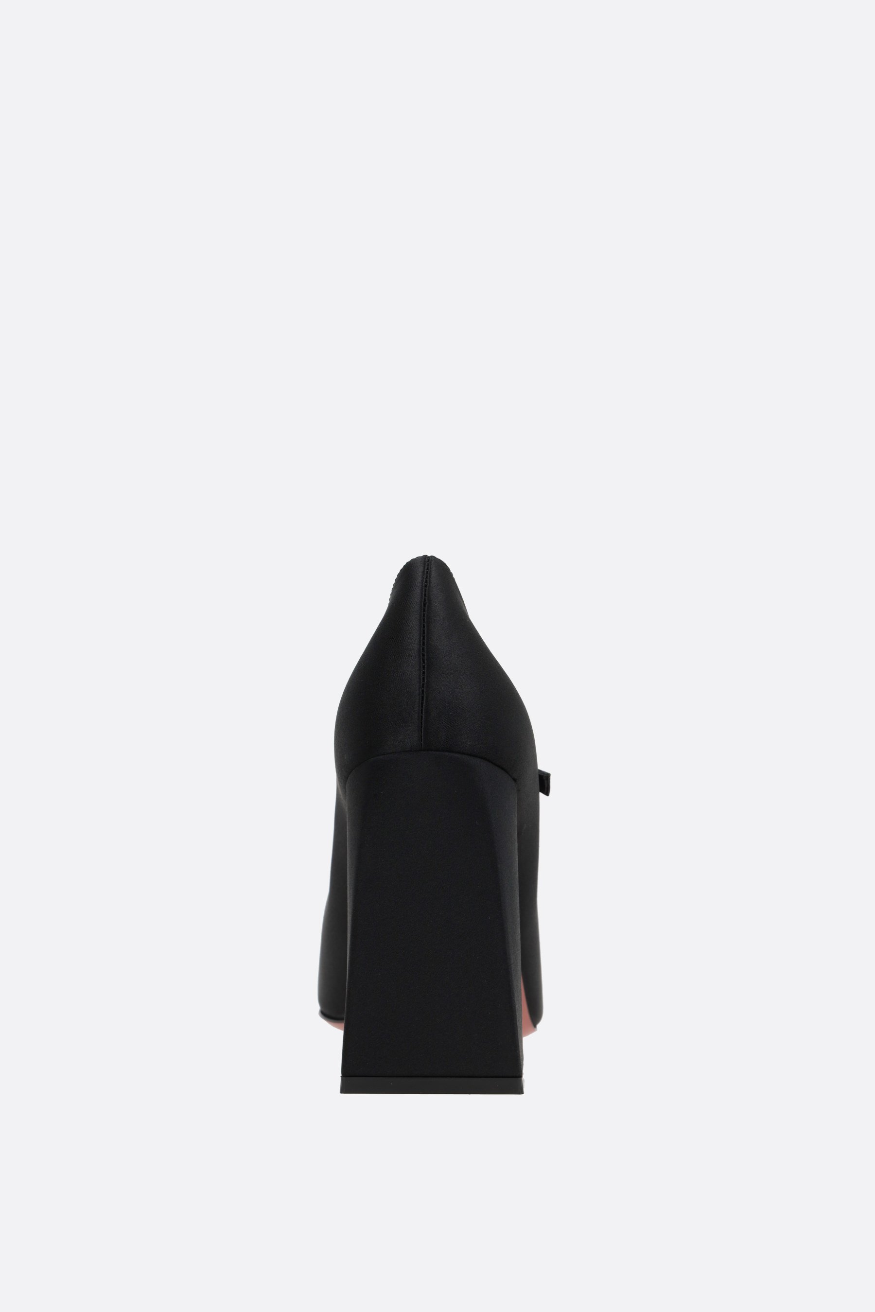 AMINA MUADDI décolleté mary-jane Charlotte in raso Saldi Di Fabbrica