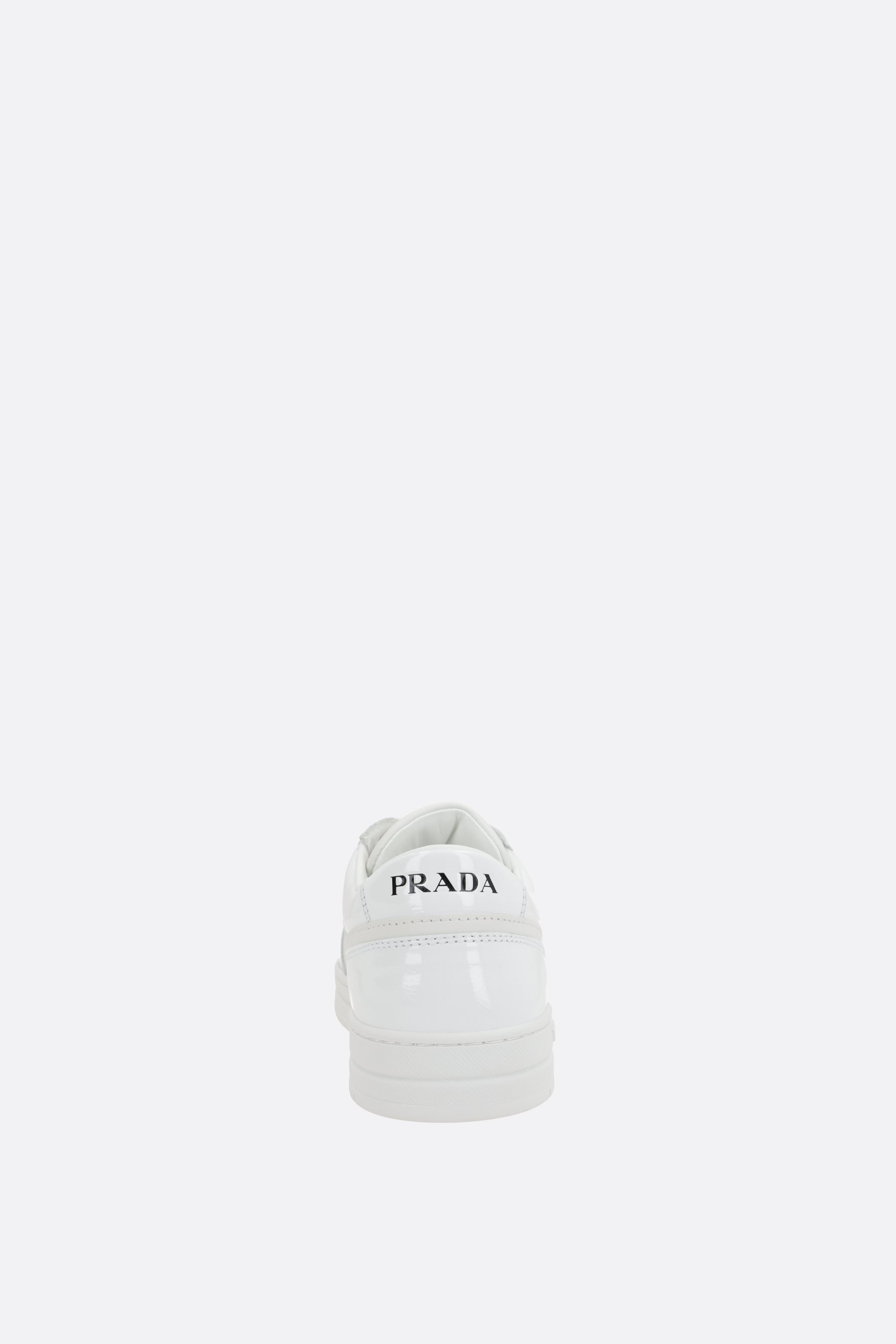 PRADA sneaker Downtown in pelle liscia e naplak In Saldo