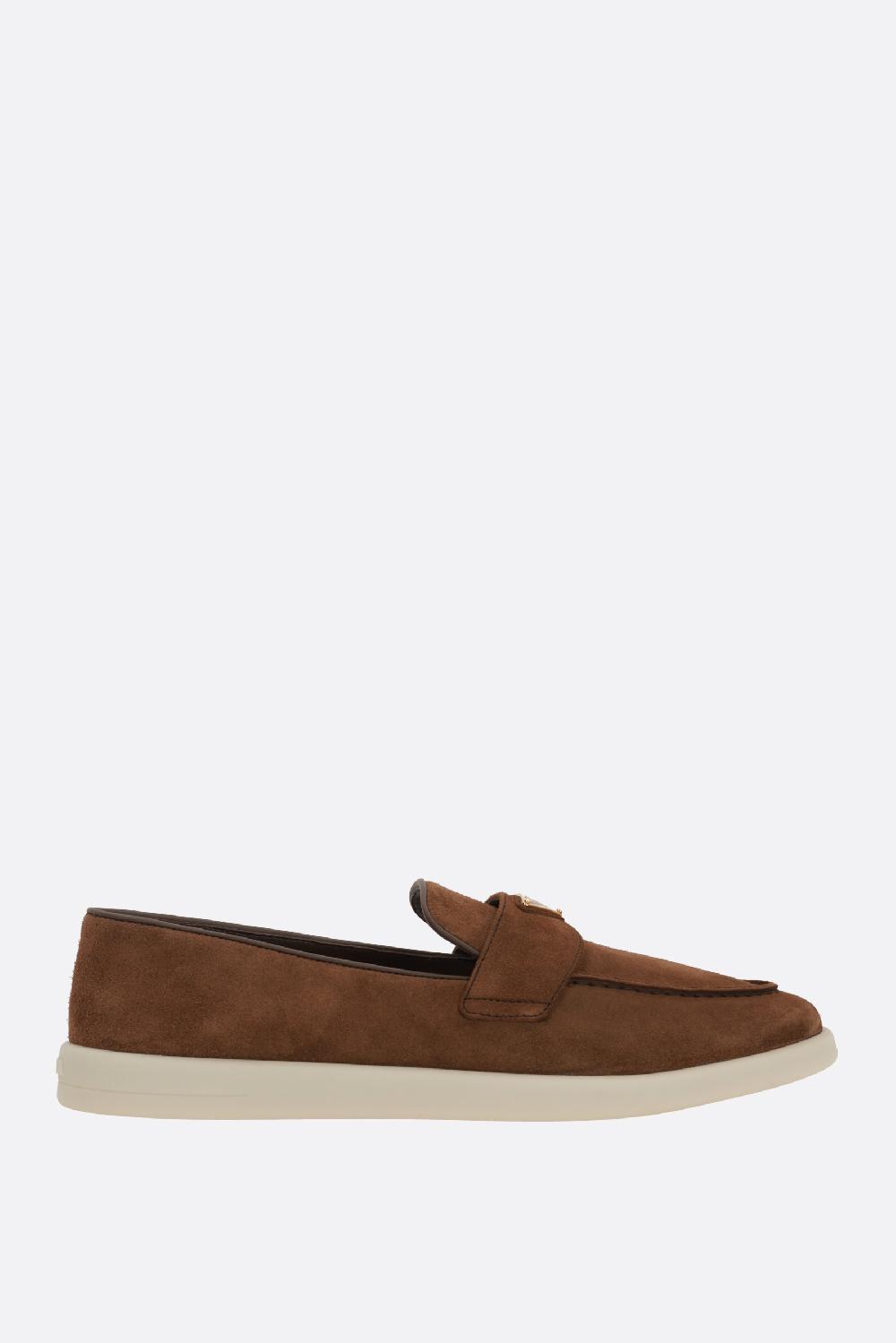 PRADA mocassino in suede