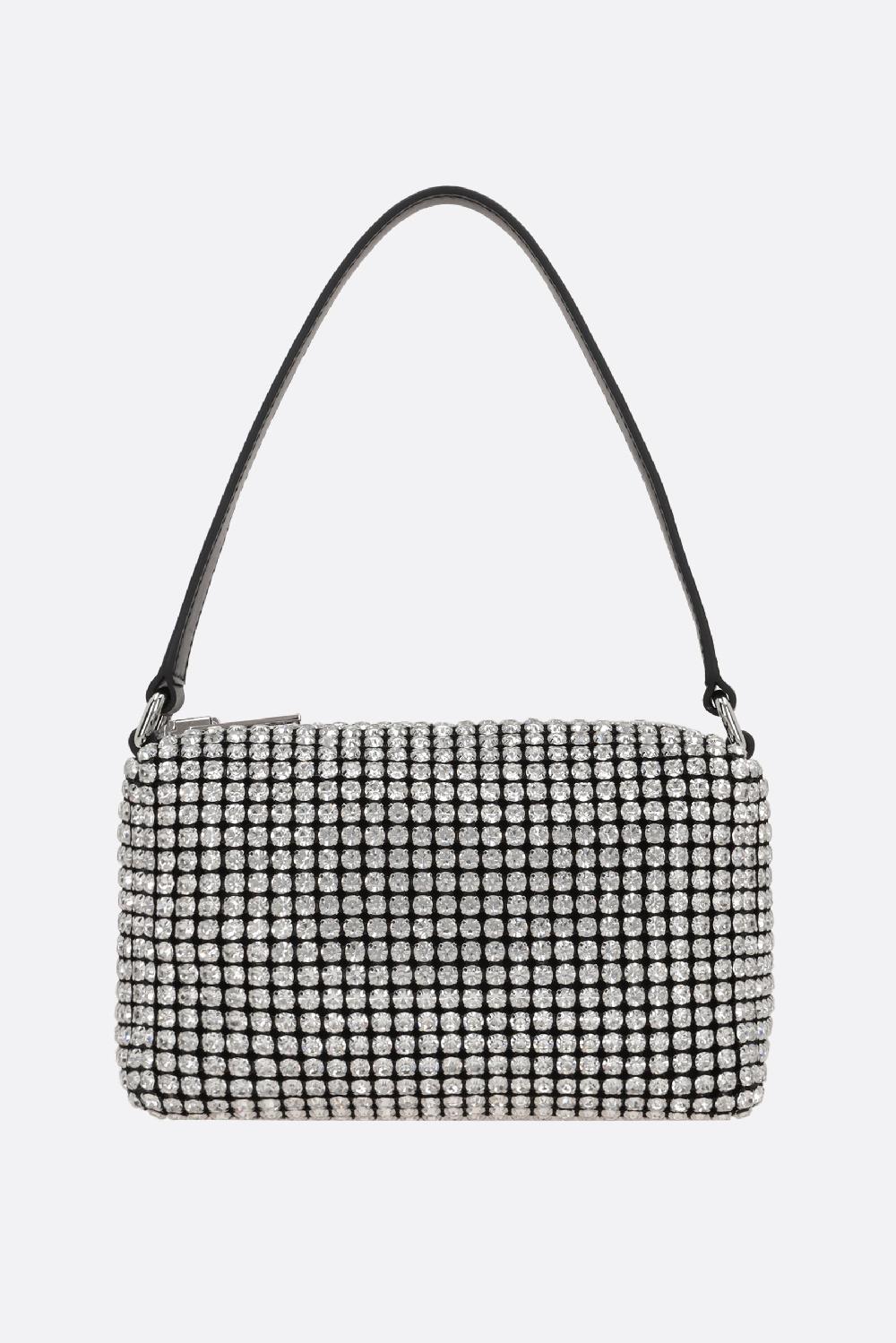 ALEXANDER WANG borsa a mano Heiress media in rete con strass
