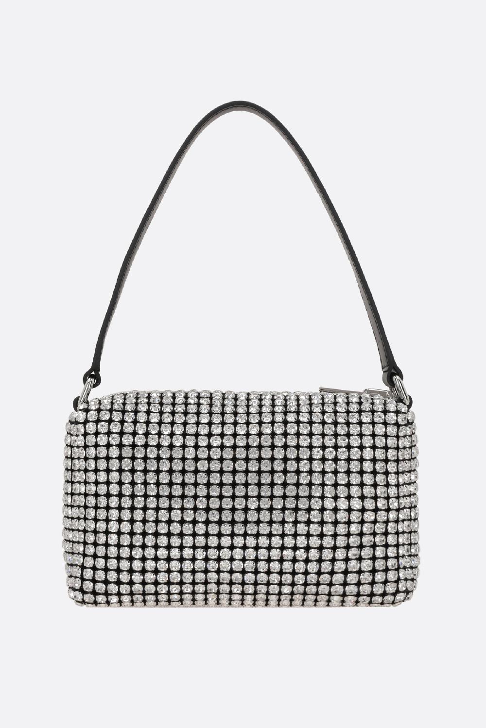 ALEXANDER WANG borsa a mano Heiress media in rete con strass Sconto di tempo limitato