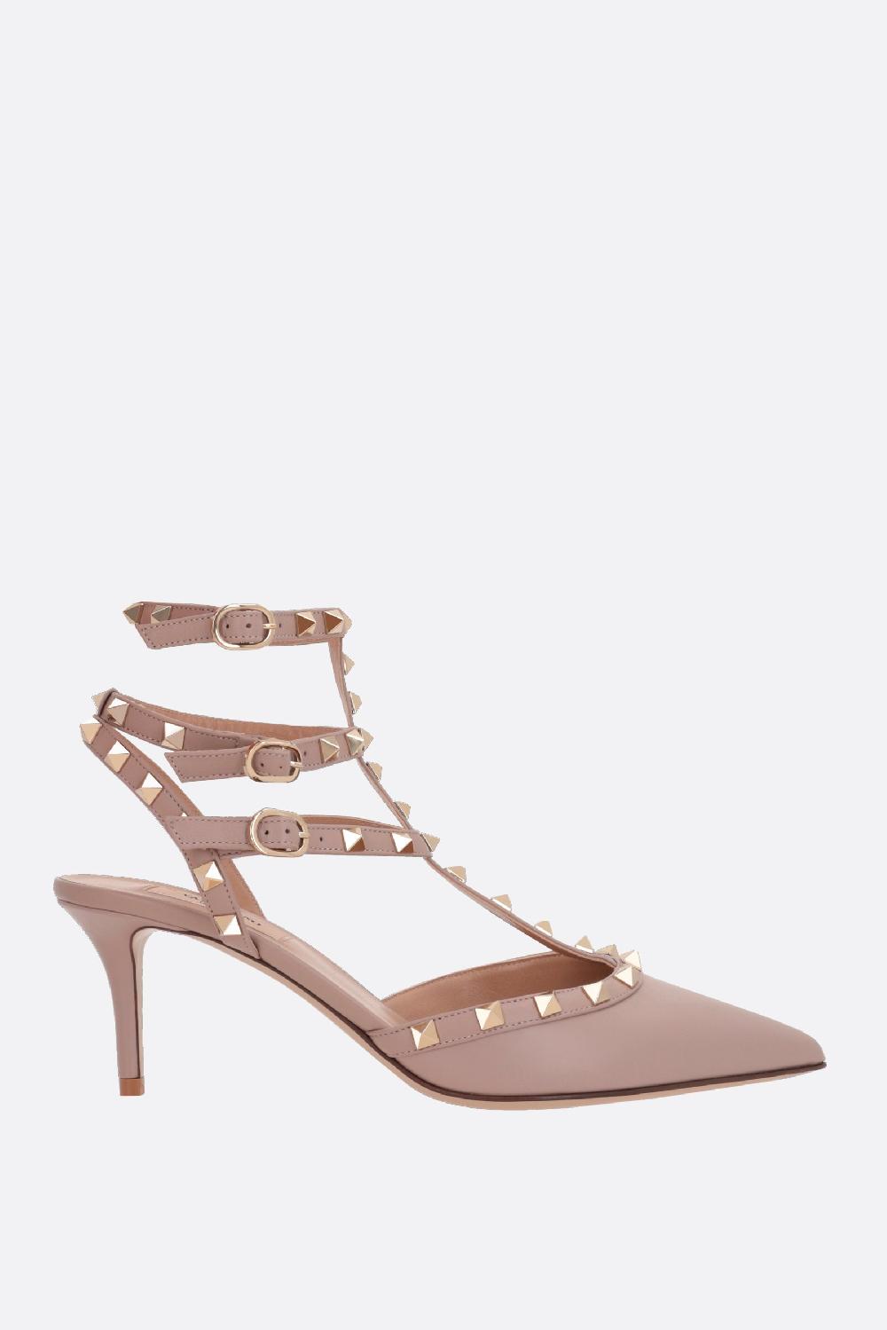 VALENTINO GARAVANI slingback Rockstud in pelle liscia