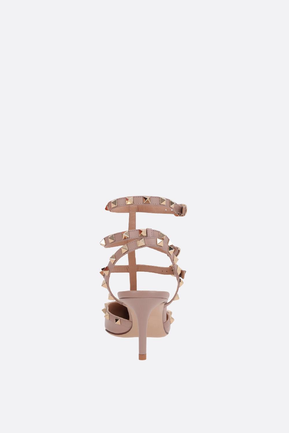 VALENTINO GARAVANI slingback Rockstud in pelle liscia Flash Sale