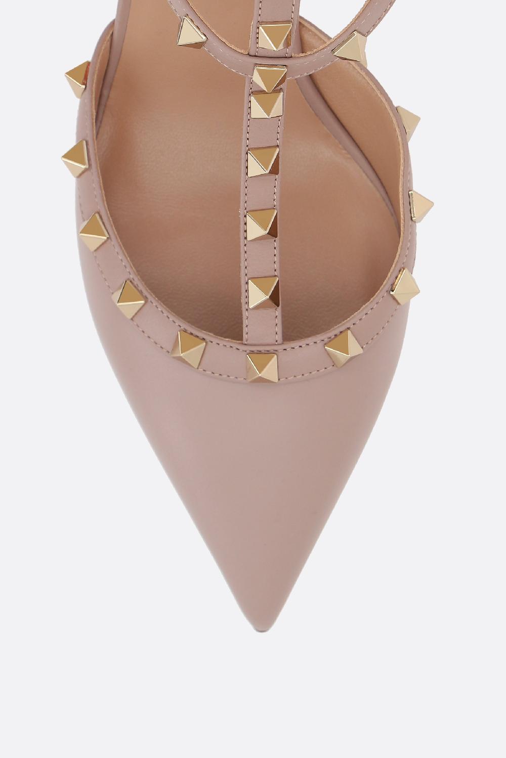 VALENTINO GARAVANI slingback Rockstud in pelle liscia Flash Sale