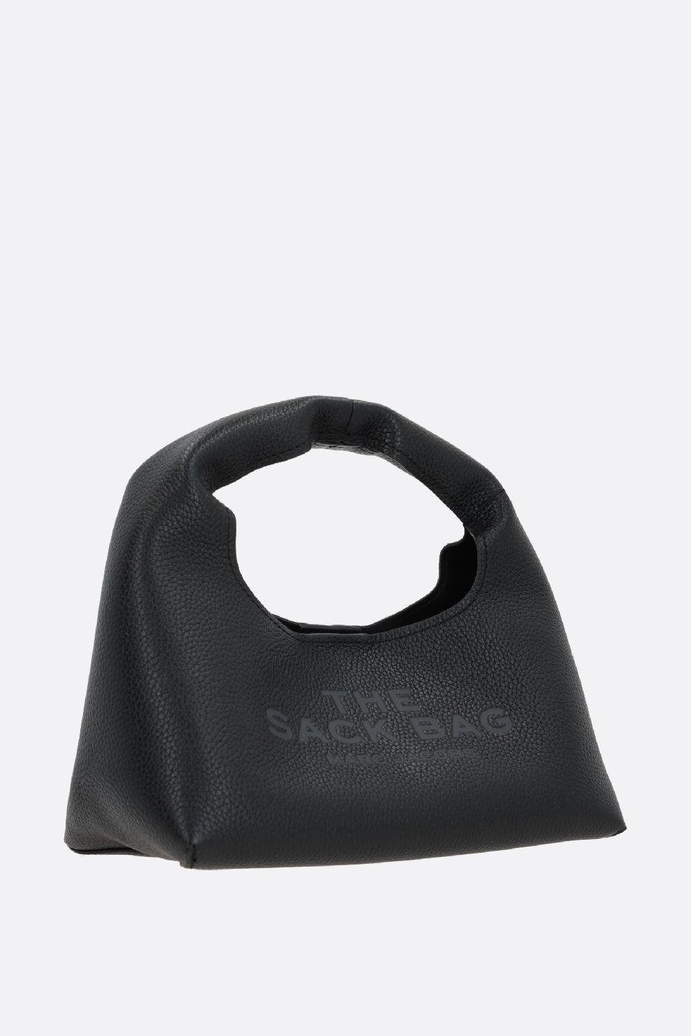 MARC JACOBS borsa a mano The Mini Sack in pelle martellata Offerta esclusiva
