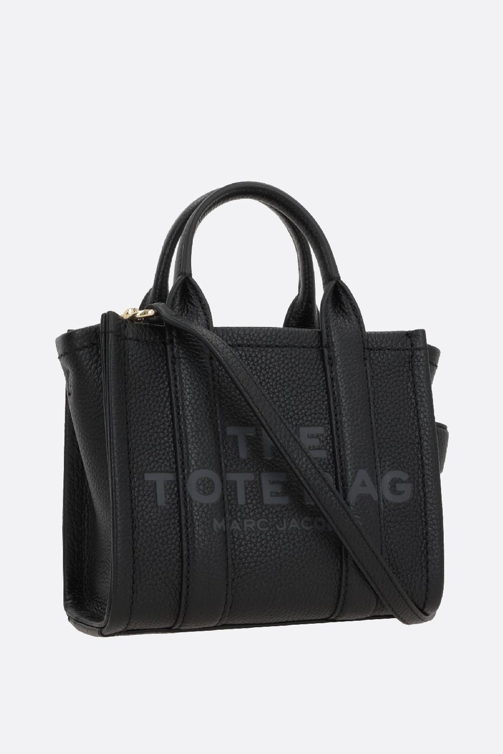 MARC JACOBS borsa The Mini Tote in pelle martellata Offerta San Valentino