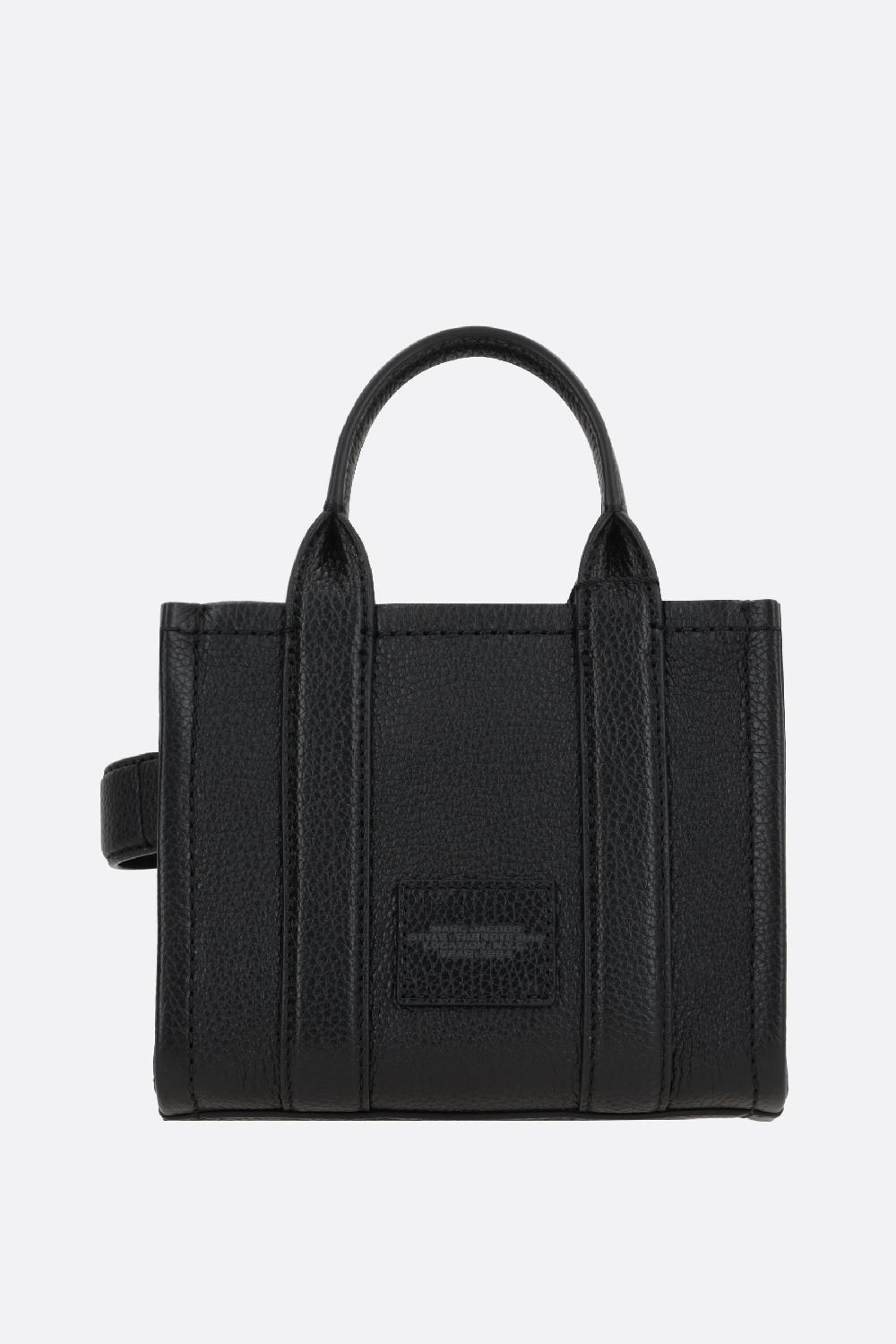 MARC JACOBS borsa The Mini Tote in pelle martellata Offerta San Valentino