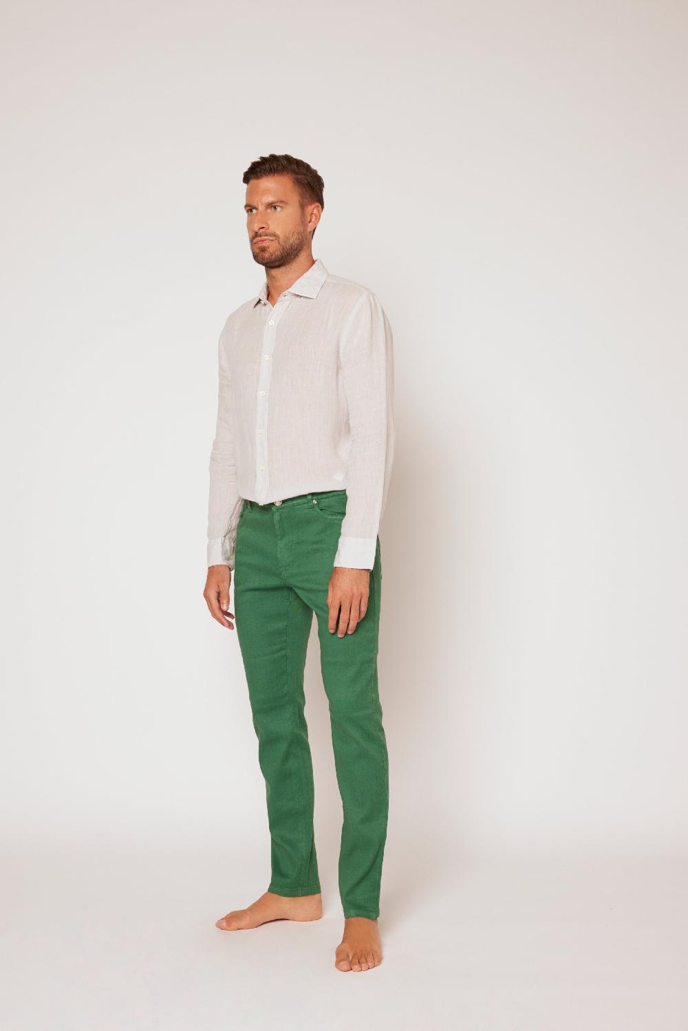120% Lino 5 Pocket Regular Pant Qualità Garantita
