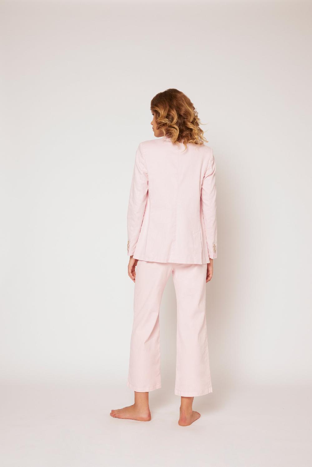 120% Lino Two buttons linen jacket Fino Al -60%