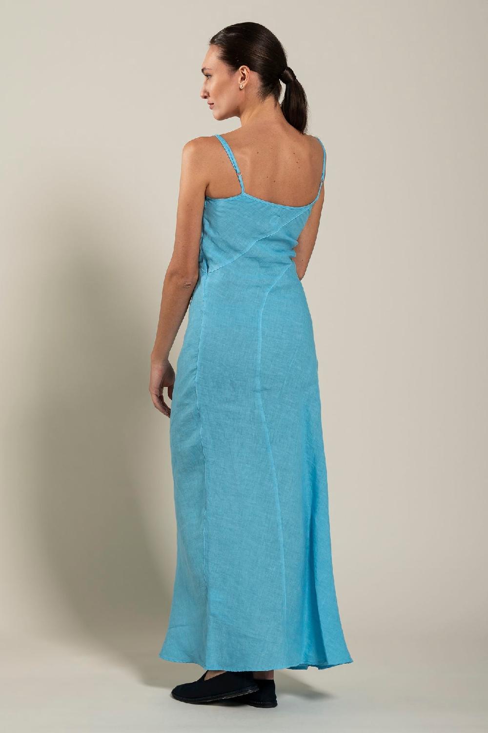 120% Lino Maxi Dress Hotsell