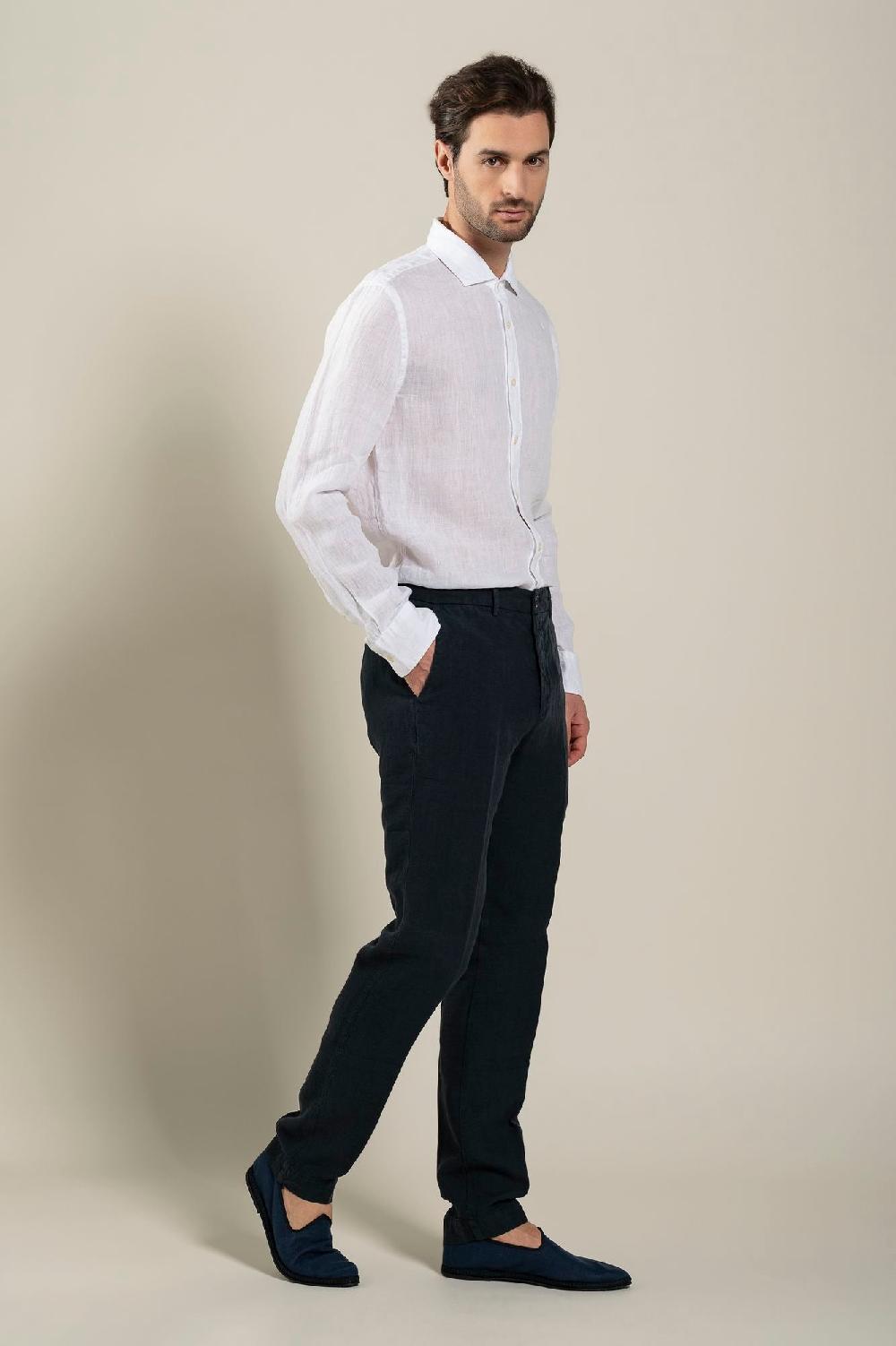 120% Lino Man Chino Pant Negozio