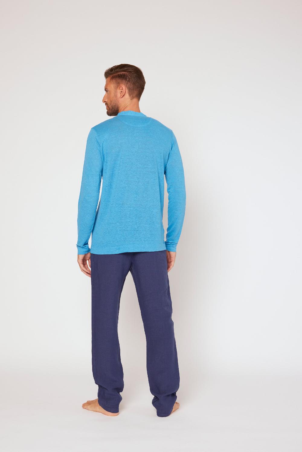 120% Lino Long Sleeve T-Shirt Offerta settimanale