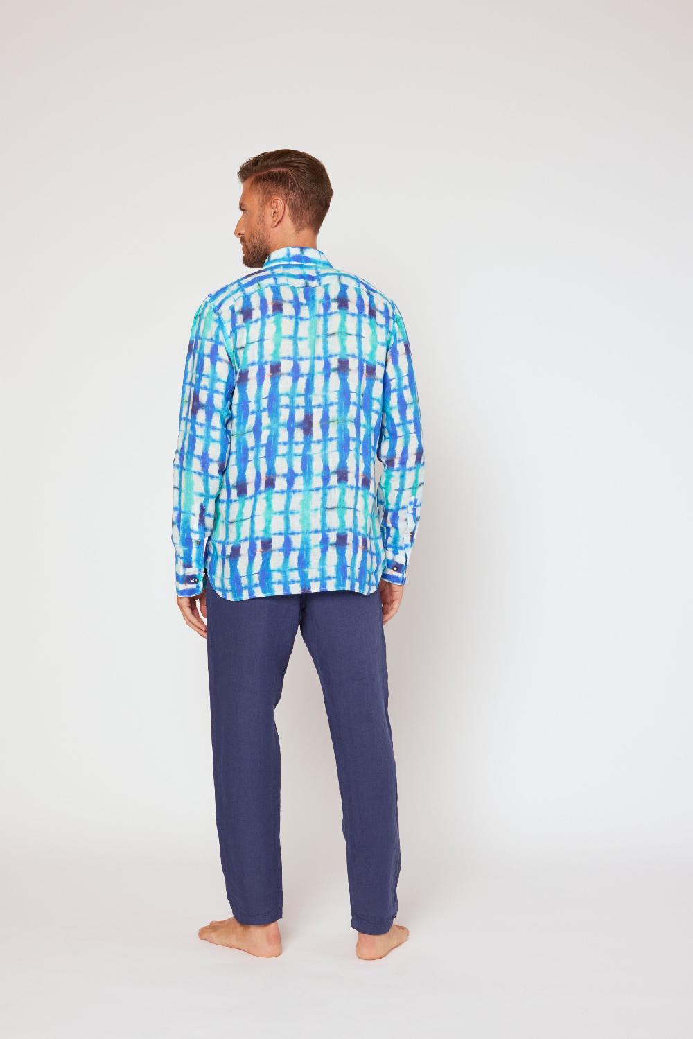 120% Lino Long Sleeve Slim Fit Rilascio limitato