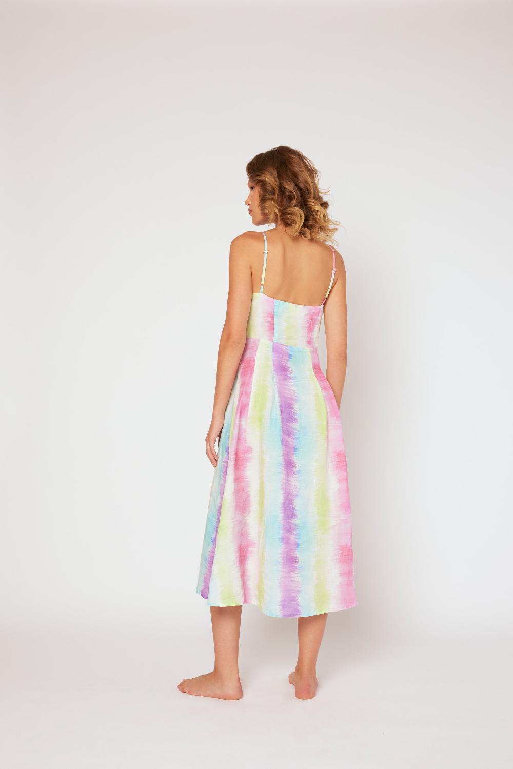 120% Lino Tie-dye Dress Ultimo giorno