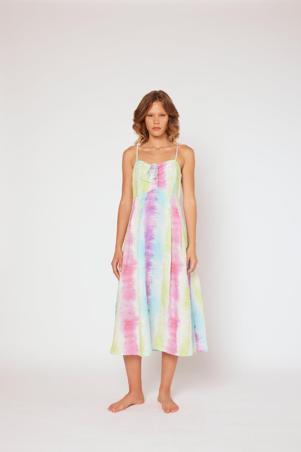 120% Lino Tie-dye Dress Ultimo giorno