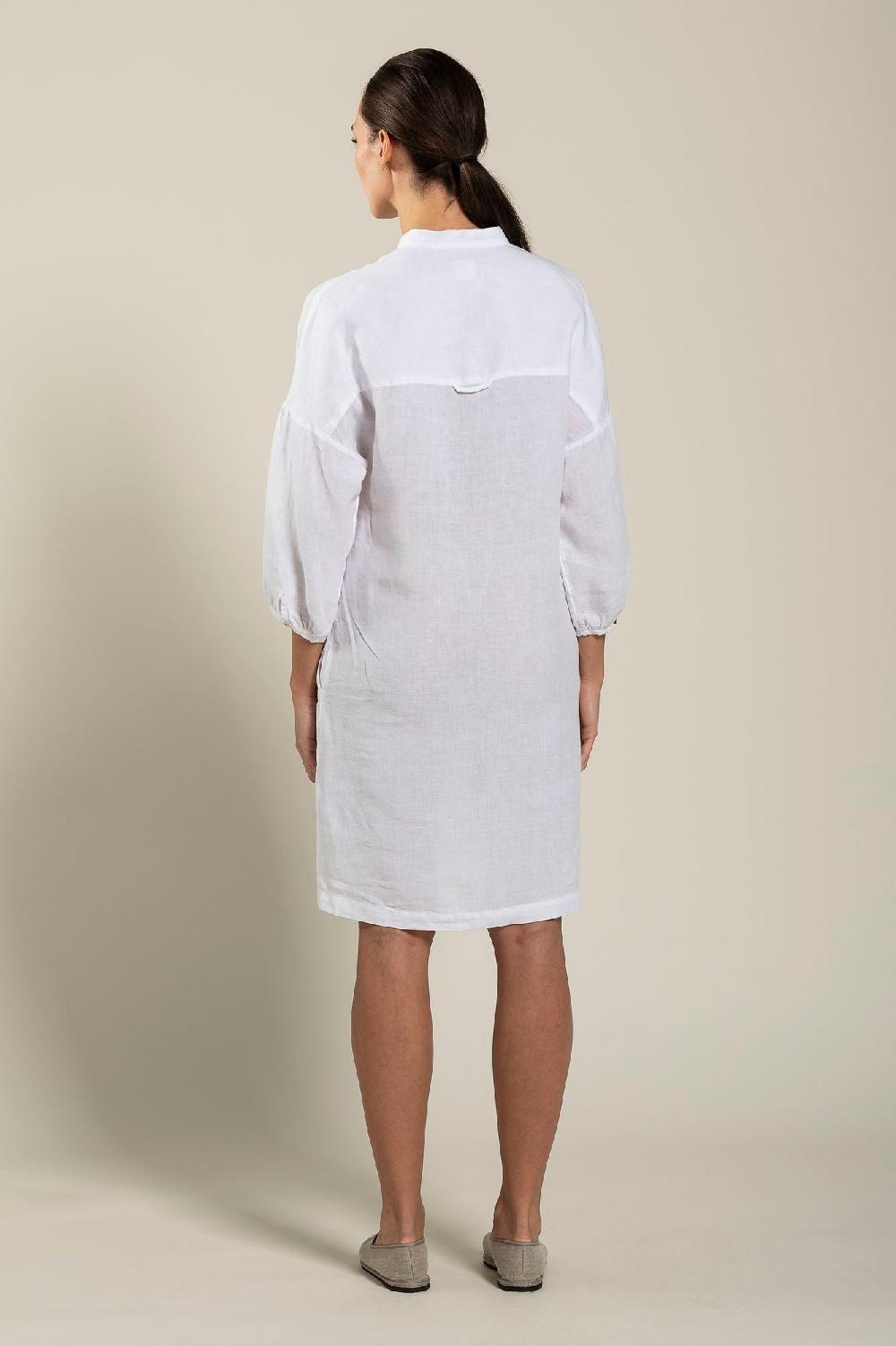 120% Lino Dress With Pockets Sconti questo mese