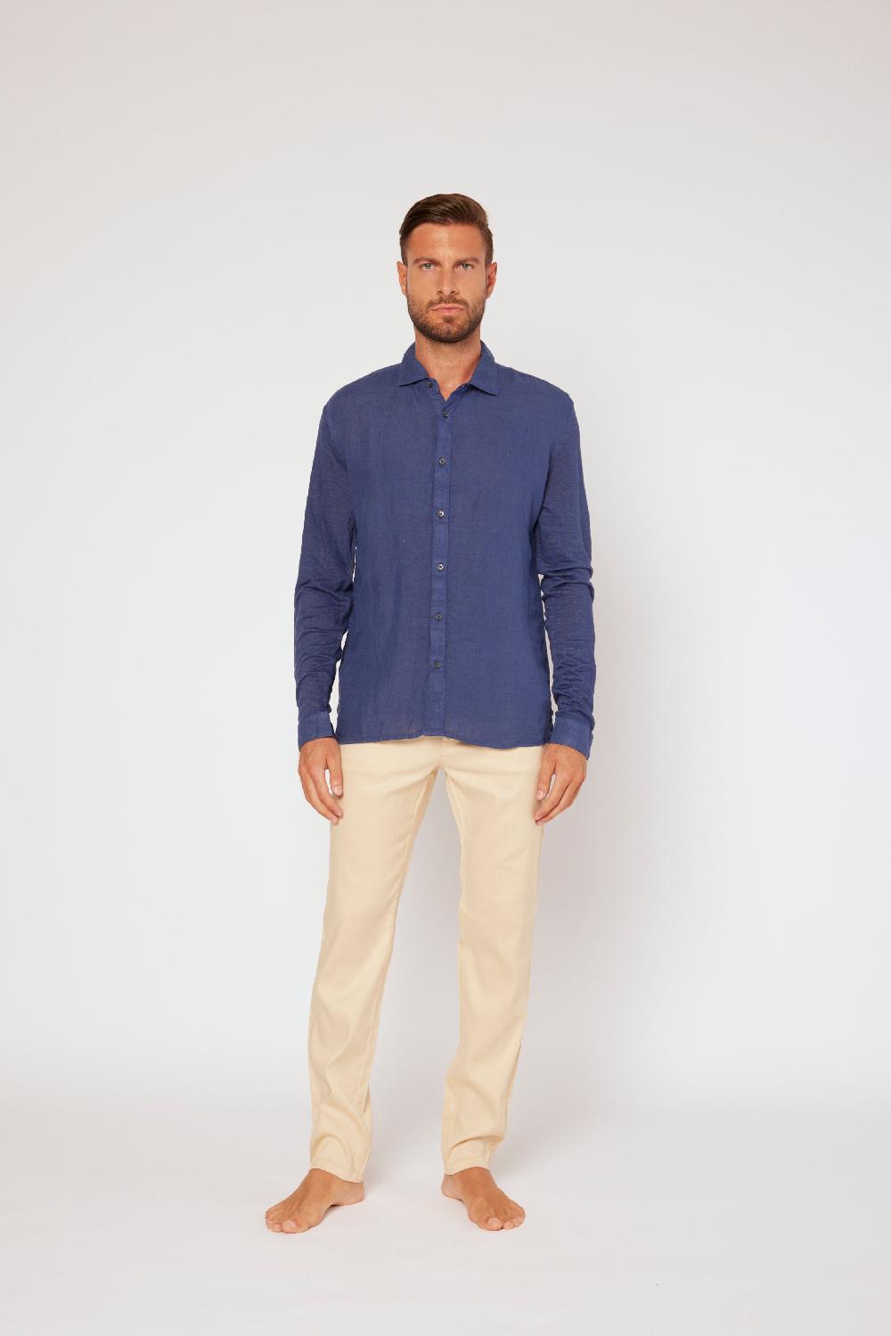 120% Lino Long Sleeve Shirt Sottocosto
