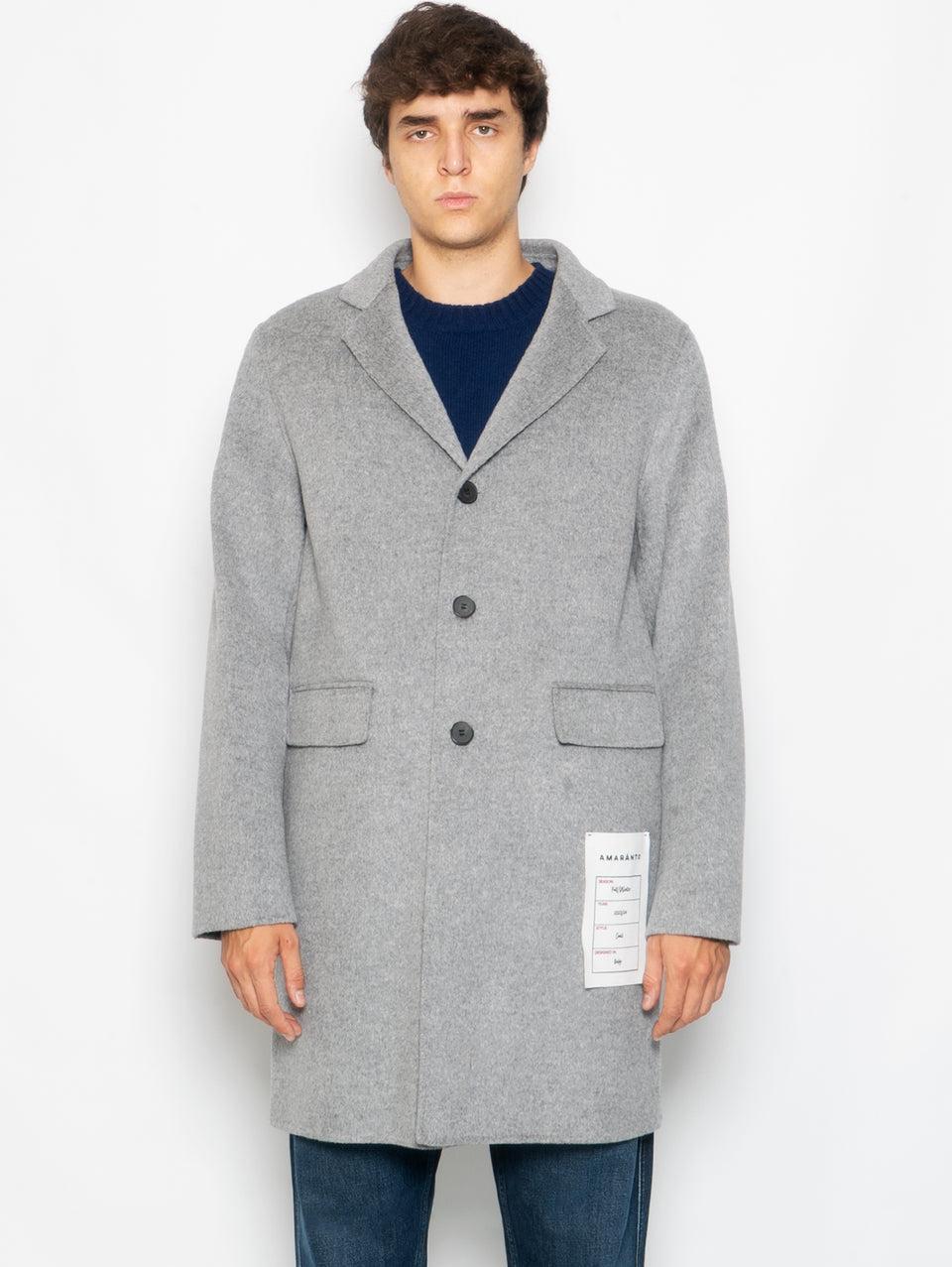 AMARANTO Cappotto Monopetto Tre Quarti Pietra Acquista Ora