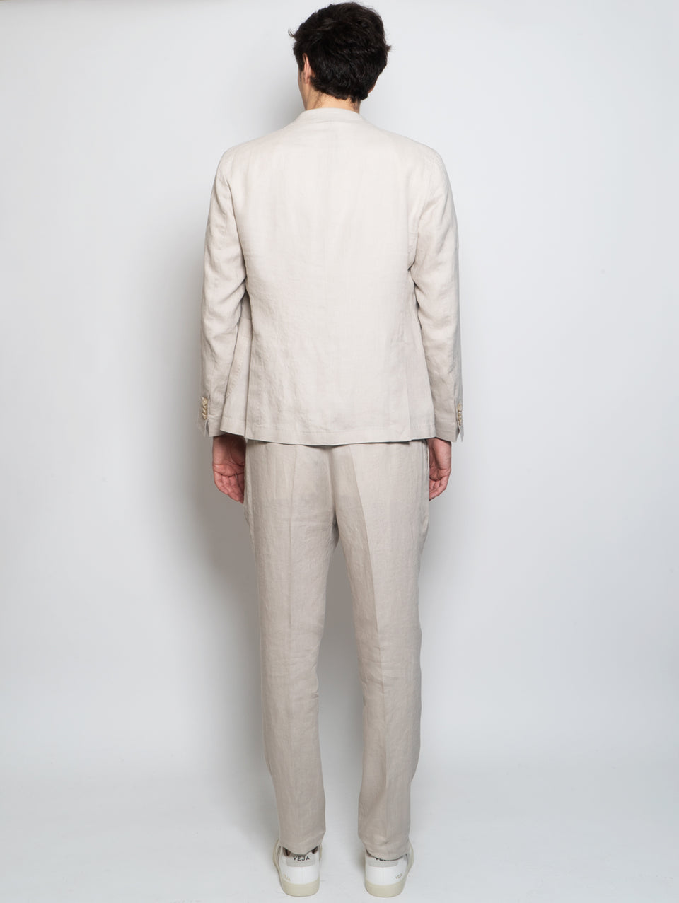 MANUEL RITZ Completo in Lino Lavato Beige 2025