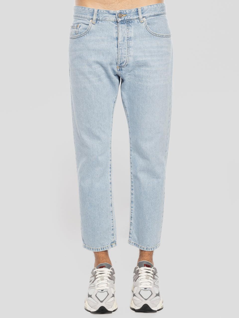 ICON DENIM Jeans Josh Gamba Dritta Blu Chiaro Prezzo Ridotto
