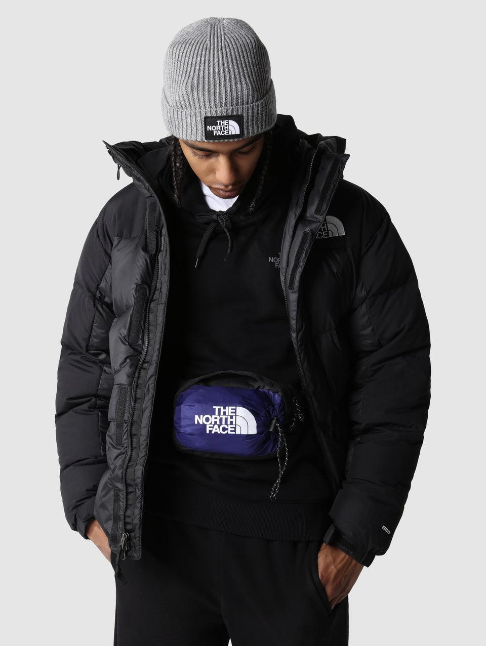 THE NORTH FACE Piumino con Cappuccio Color Block Himalayan Nero Trasporto libero internazionale