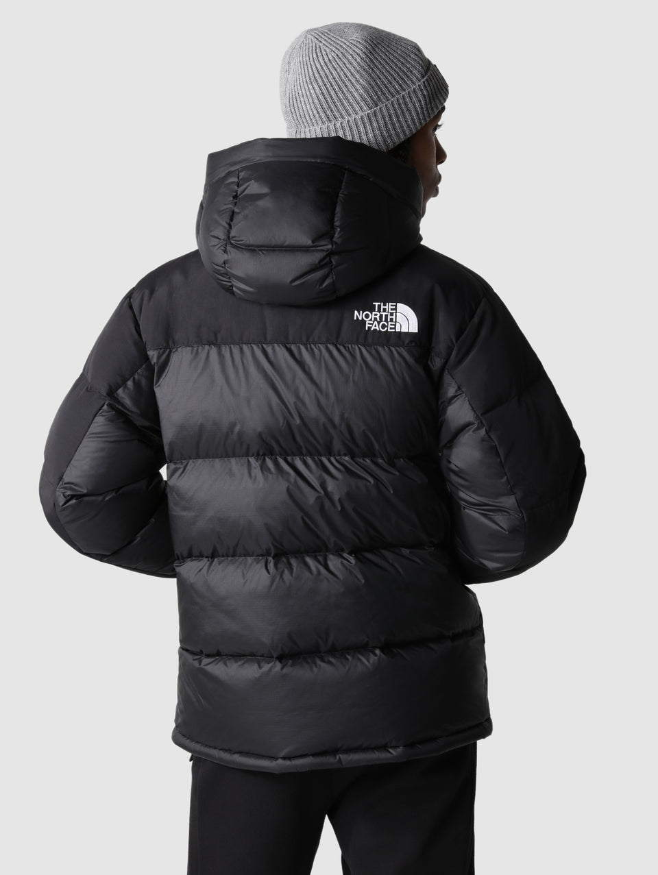 THE NORTH FACE Piumino con Cappuccio Color Block Himalayan Nero Trasporto libero internazionale