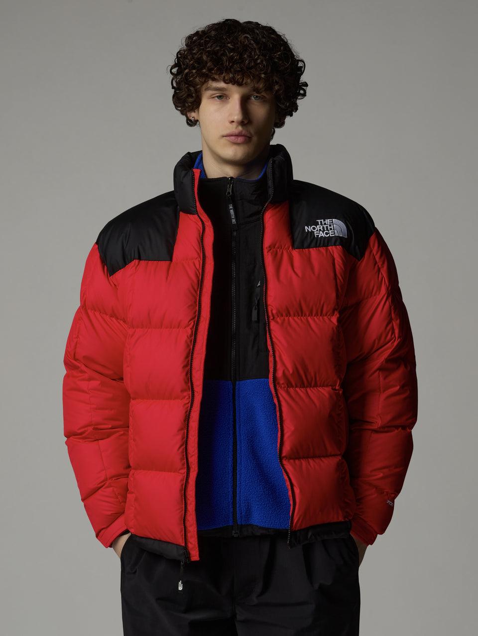 THE NORTH FACE Giaccone Corto Trapuntato in Piuma Lhotse Rosso Esporta salva