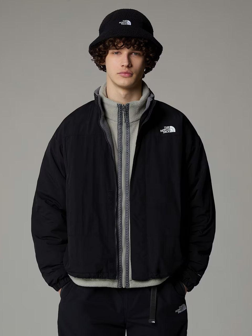 THE NORTH FACE Giacca da Uomo in Pile Reversibile Yumiori Grigio/Nero Sconti questo mese