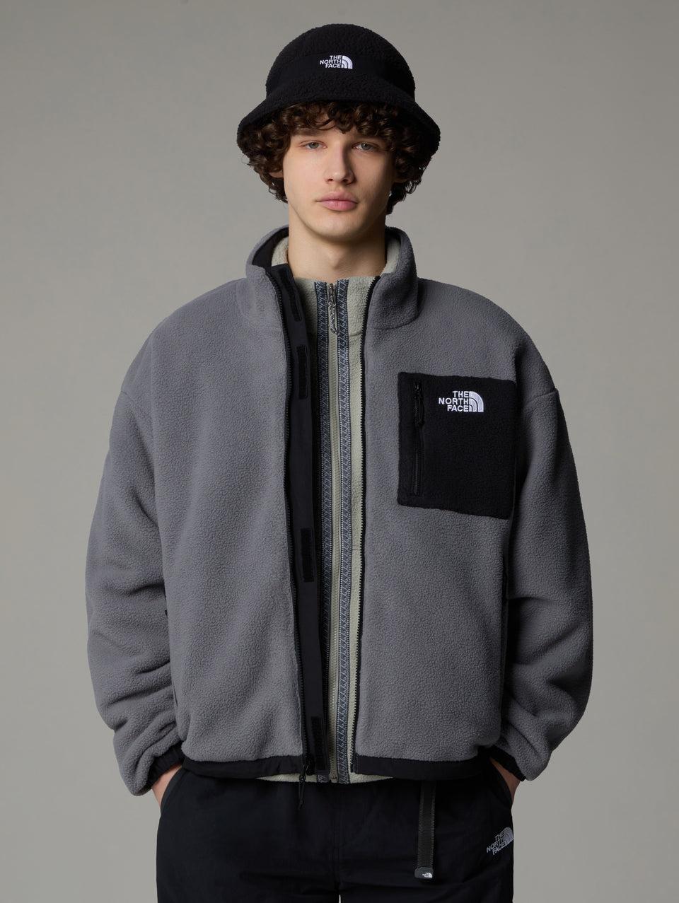 THE NORTH FACE Giacca da Uomo in Pile Reversibile Yumiori Grigio/Nero Sconti questo mese