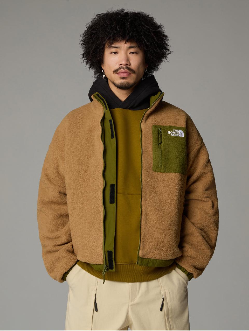 THE NORTH FACE Giacca da Uomo in Pile Reversibile Yumiori Beige/Verde 2025