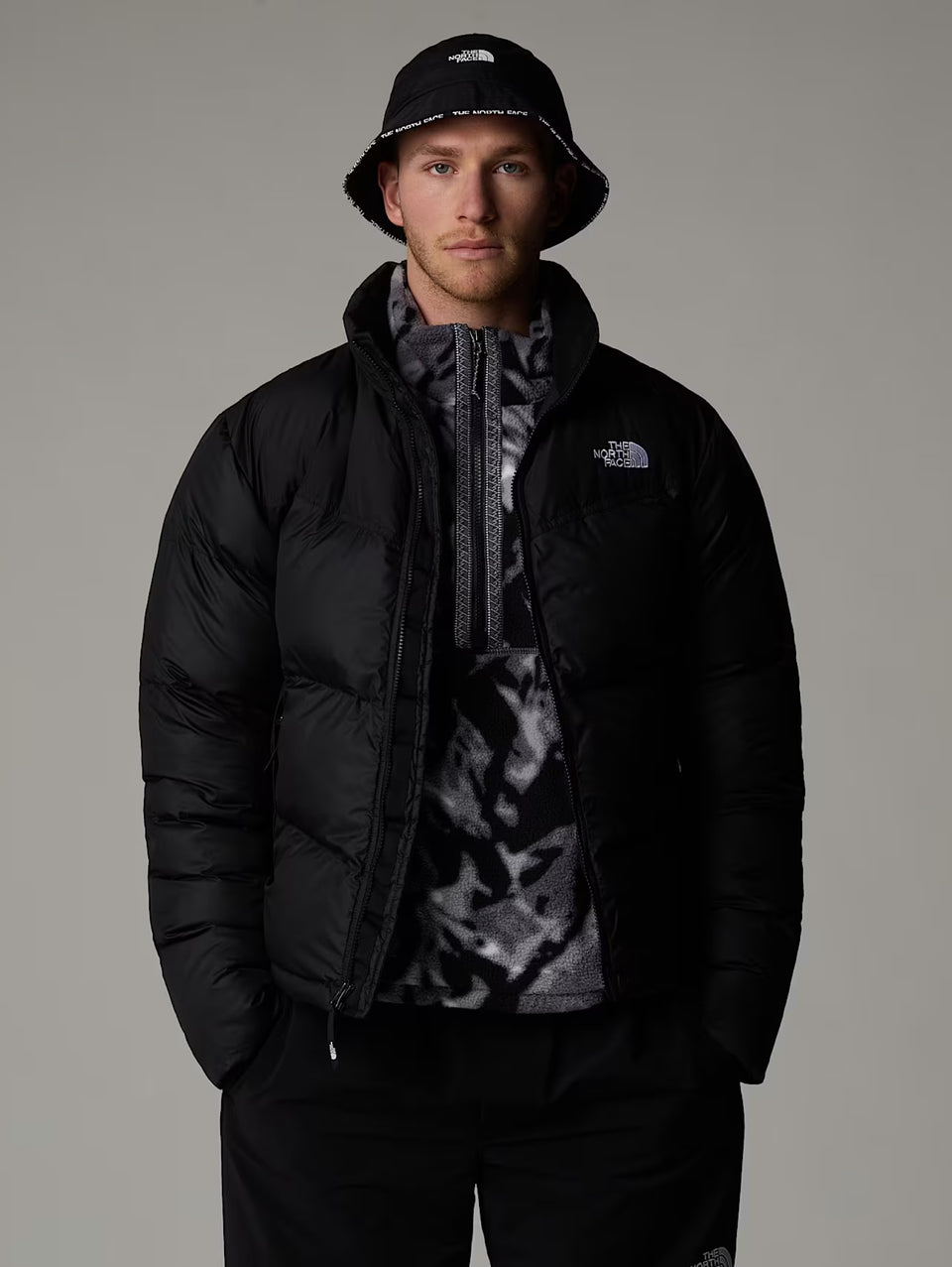 THE NORTH FACE Piumino Squadrato Saikuru da Uomo Nero Italia
