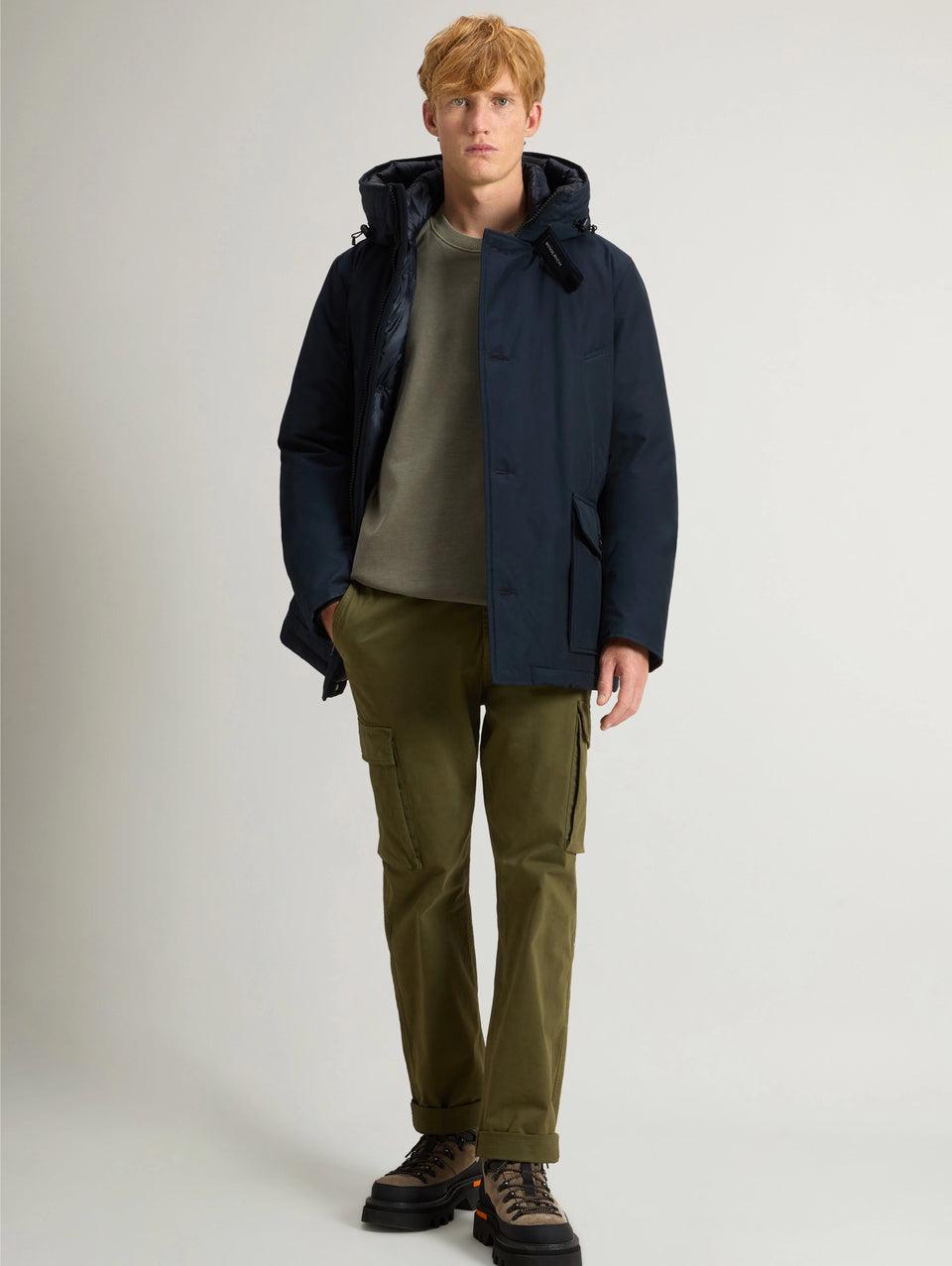 WOOLRICH Parka Arctic Anorak in Ramar Blu Nuovo