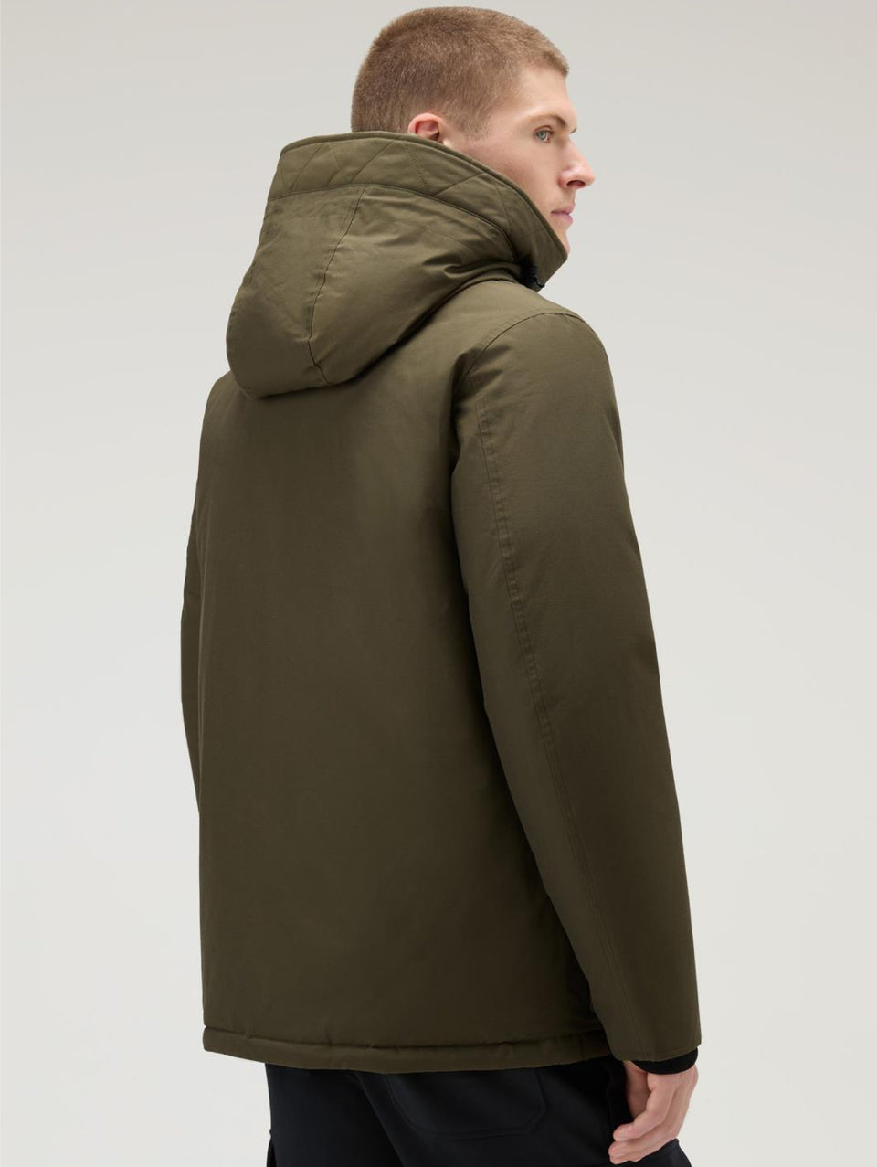WOOLRICH Parka Arctic Anorak in Ramar Verde Qualità