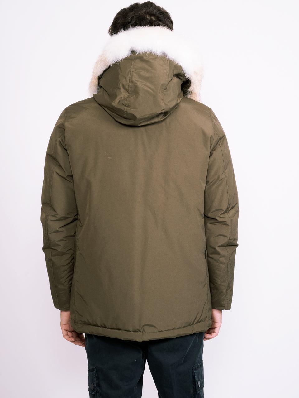 WOOLRICH Giaccone Anorak in Ramar Verde Promozione
