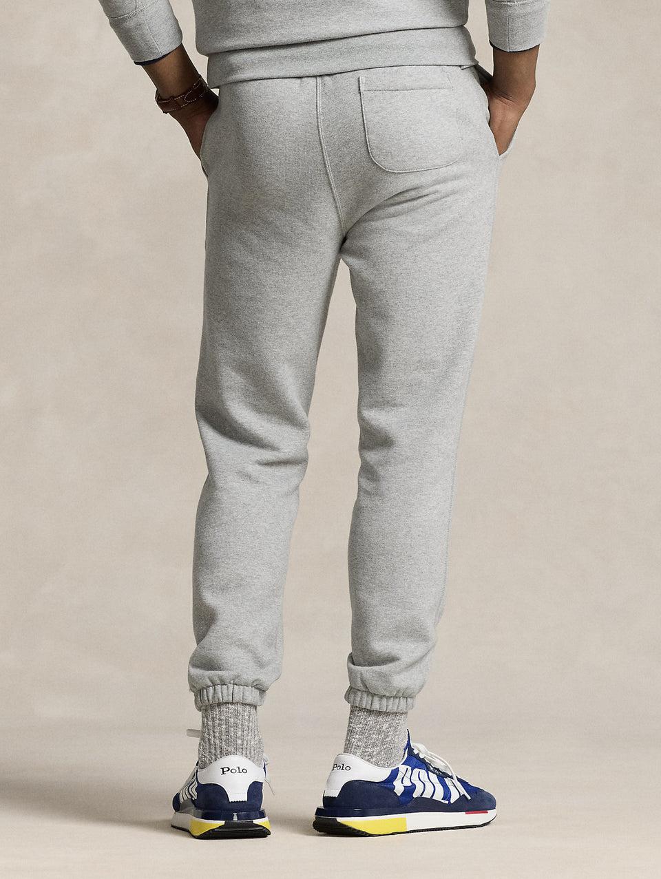 RALPH LAUREN Pantaloni Joggers in Misto Cotone Grigio Negozi Online