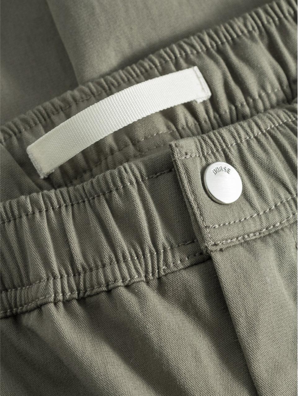 NORSE PROJECTS Pantaloni con Coulisse in Micro Twill Verde Convenienza