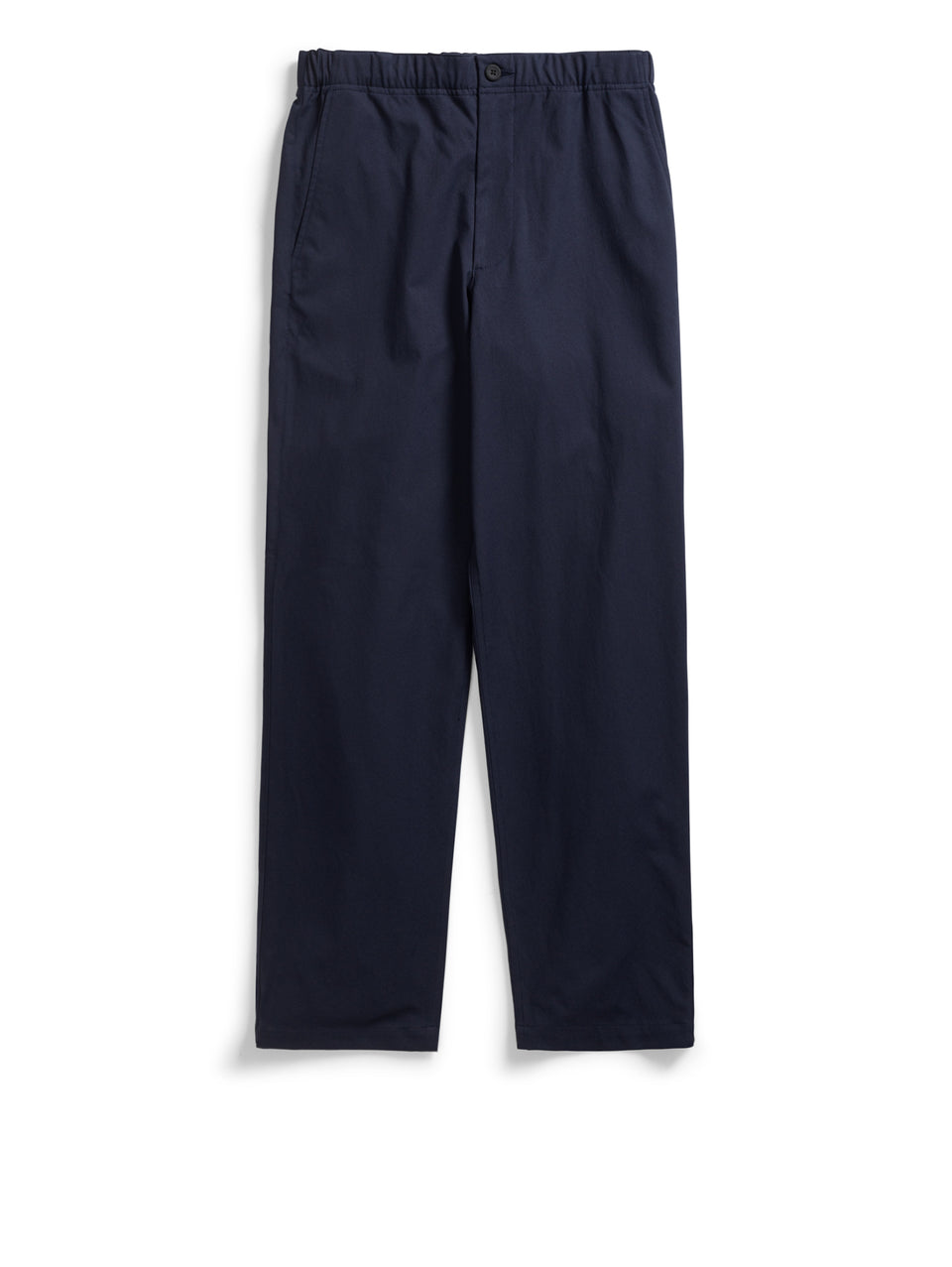 NORSE PROJECTS Pantaloni in Solotex con Elastico in Vita Blu Presa
