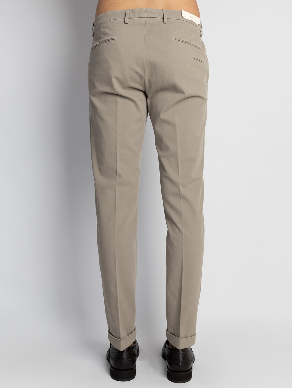 BRIGLIA 1949 Pantaloni Slim Fit in Armatura di Cotone Yuta Online