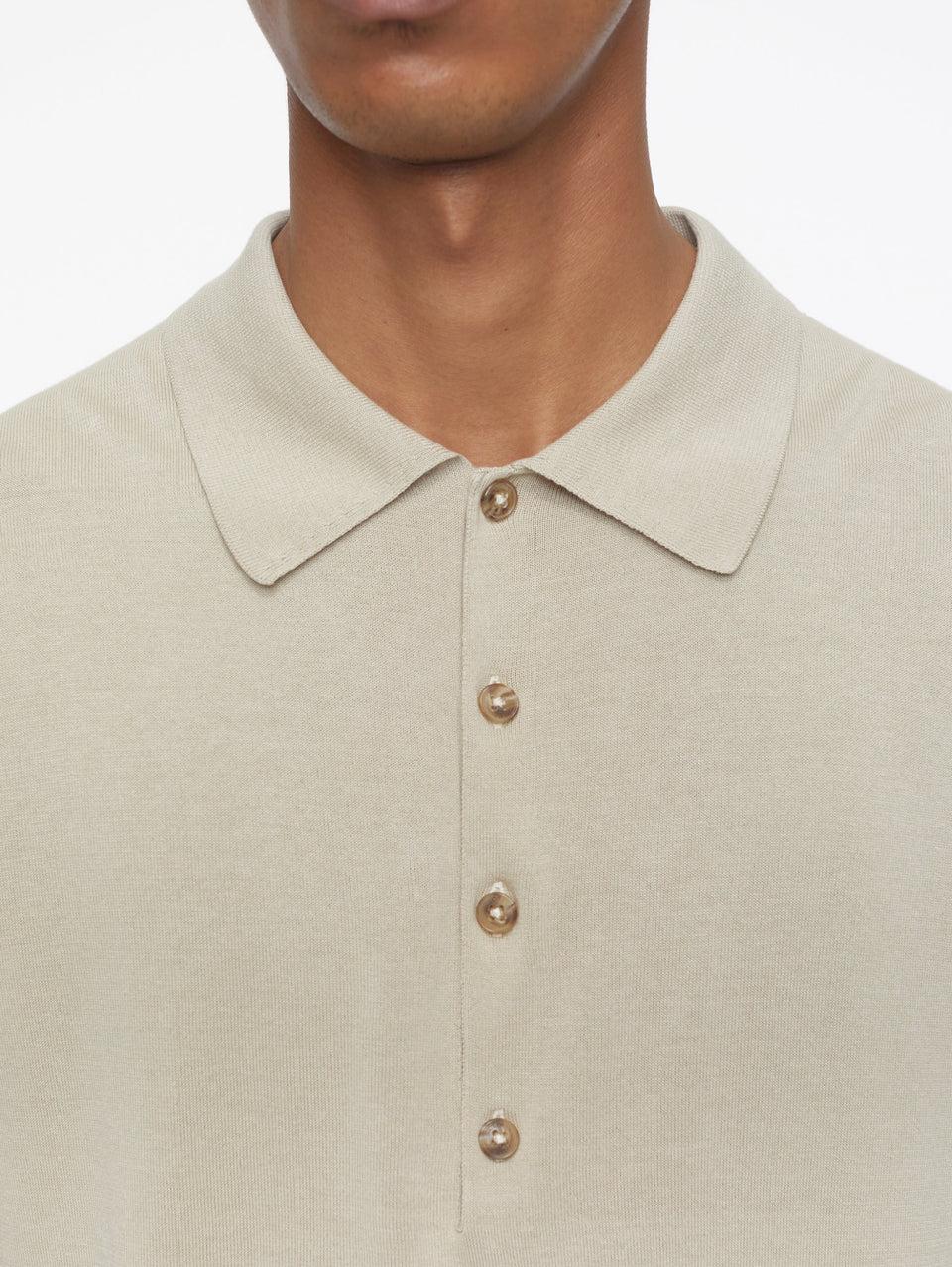 CLOSED Polo in Cotone Extrafine Sabbia Vendite Flash