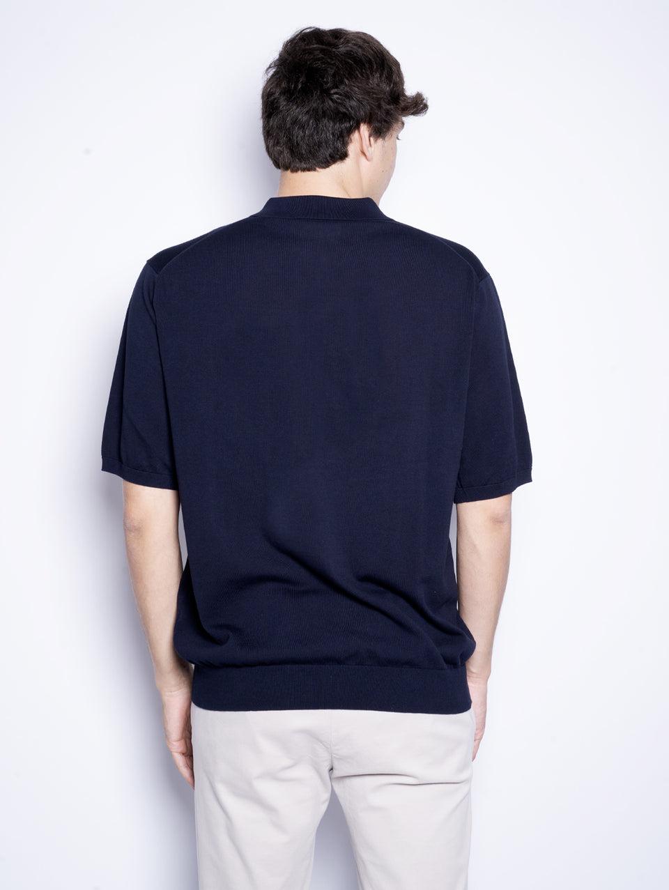 CLOSED Polo in Cotone Extrafine Blu Notte Negozio