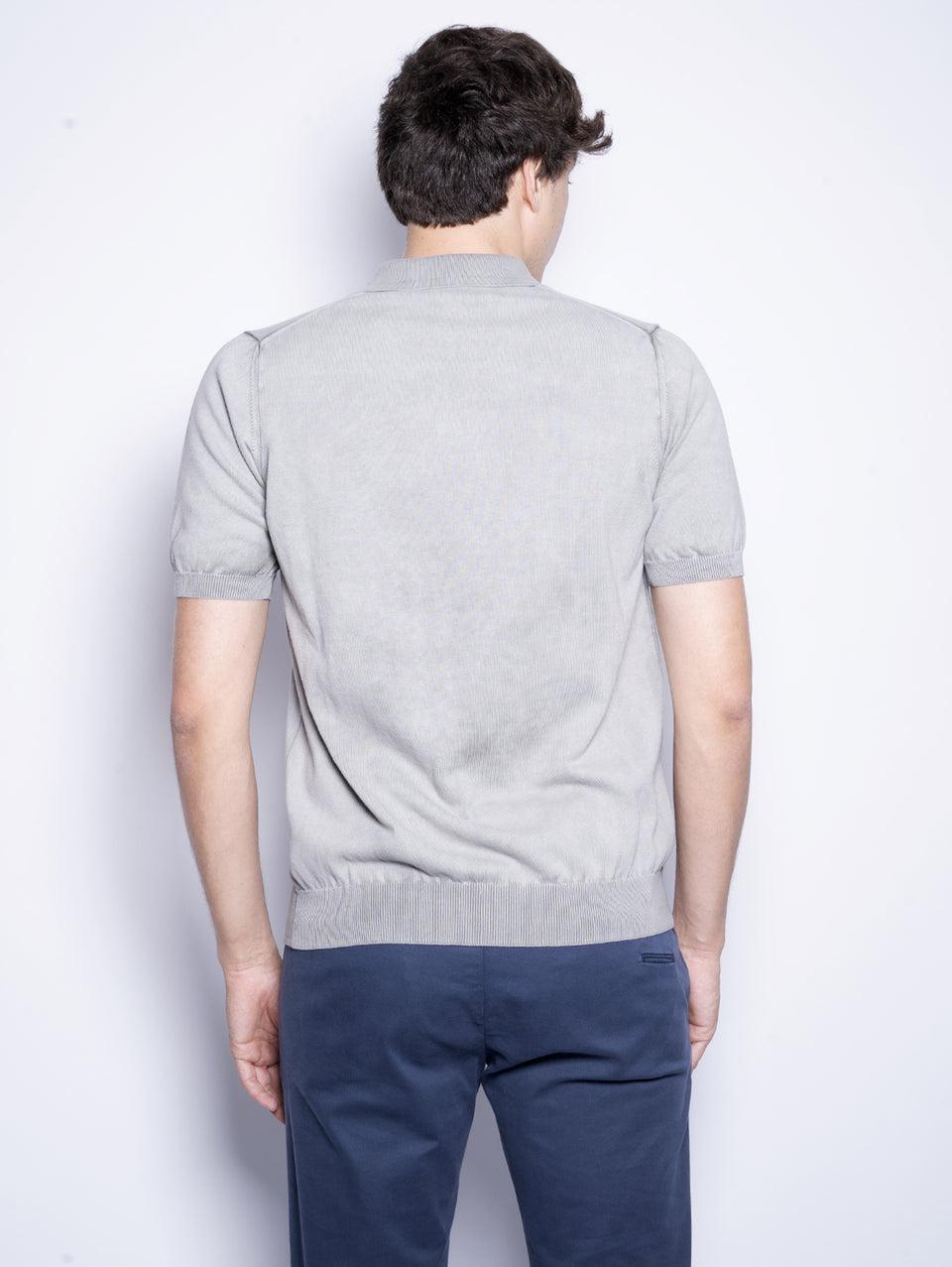 ALPHA STUDIO Polo in Cotone Tinto in Capo Salvia Sconto di tempo limitato