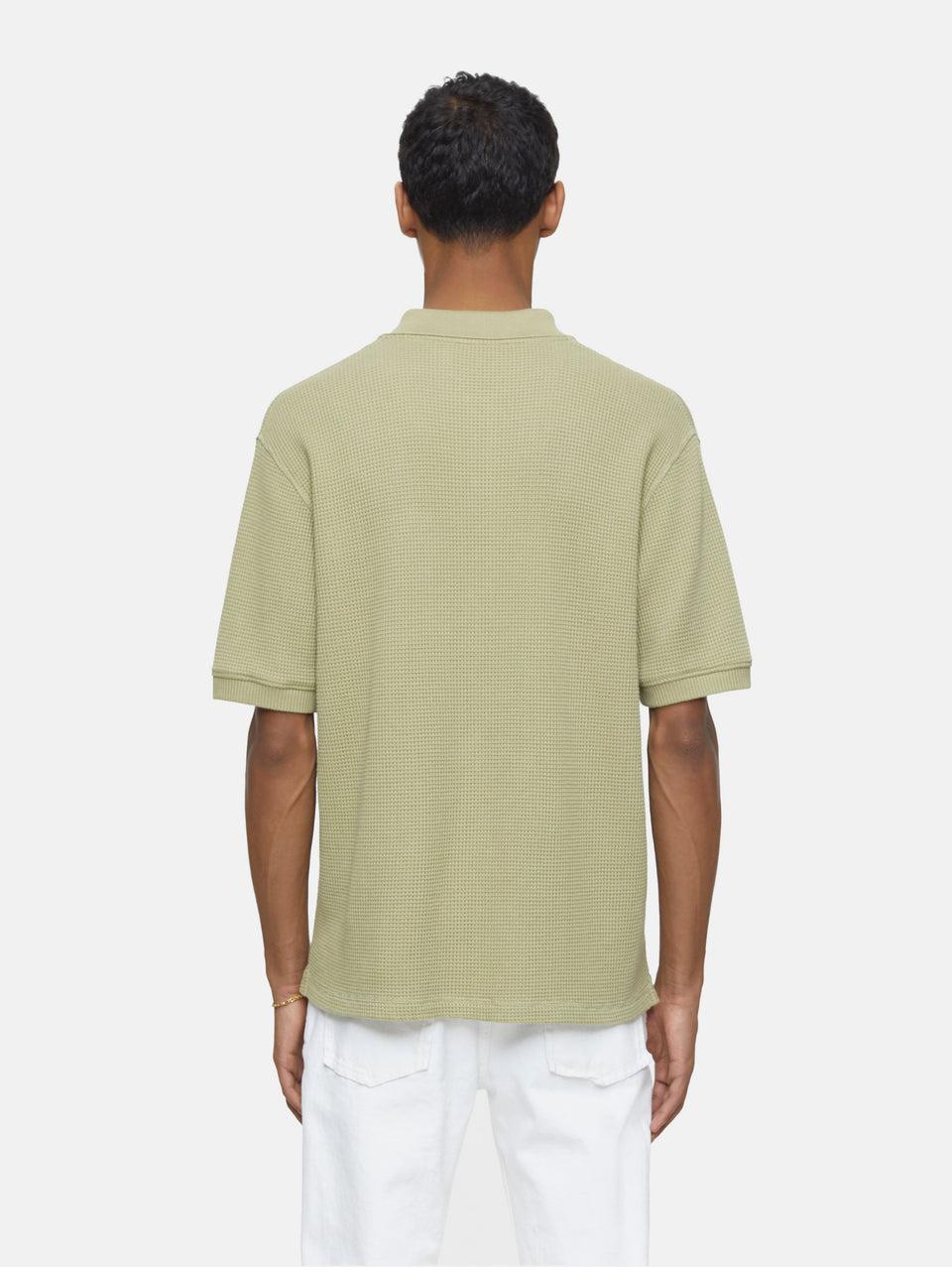 CLOSED Polo in Tessuto Waffle Salvia Offerta speciale