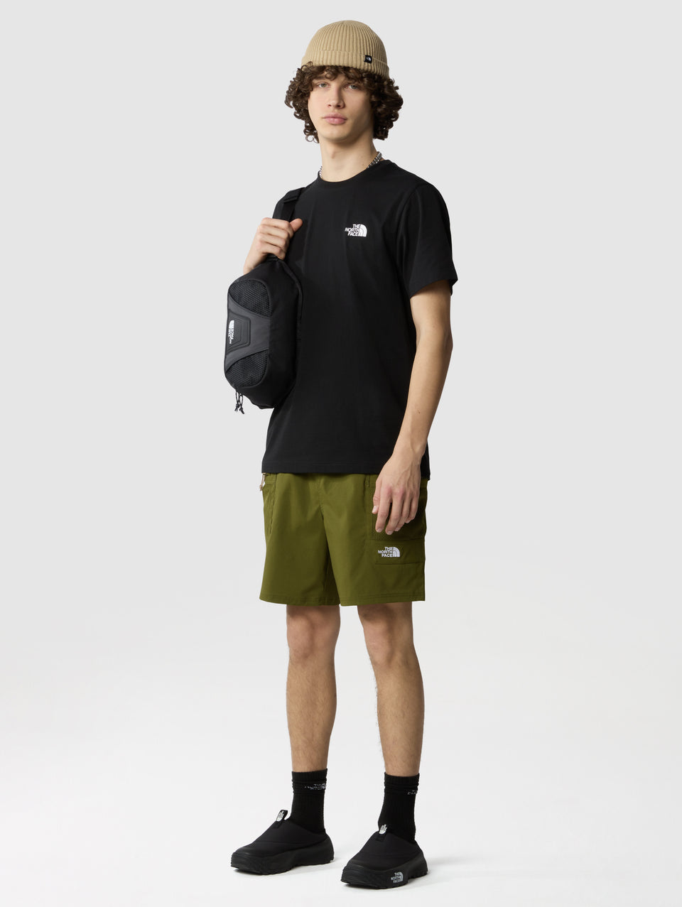 THE NORTH FACE T-shirt Regular Fit con Logo Nero Offerta Anniversario