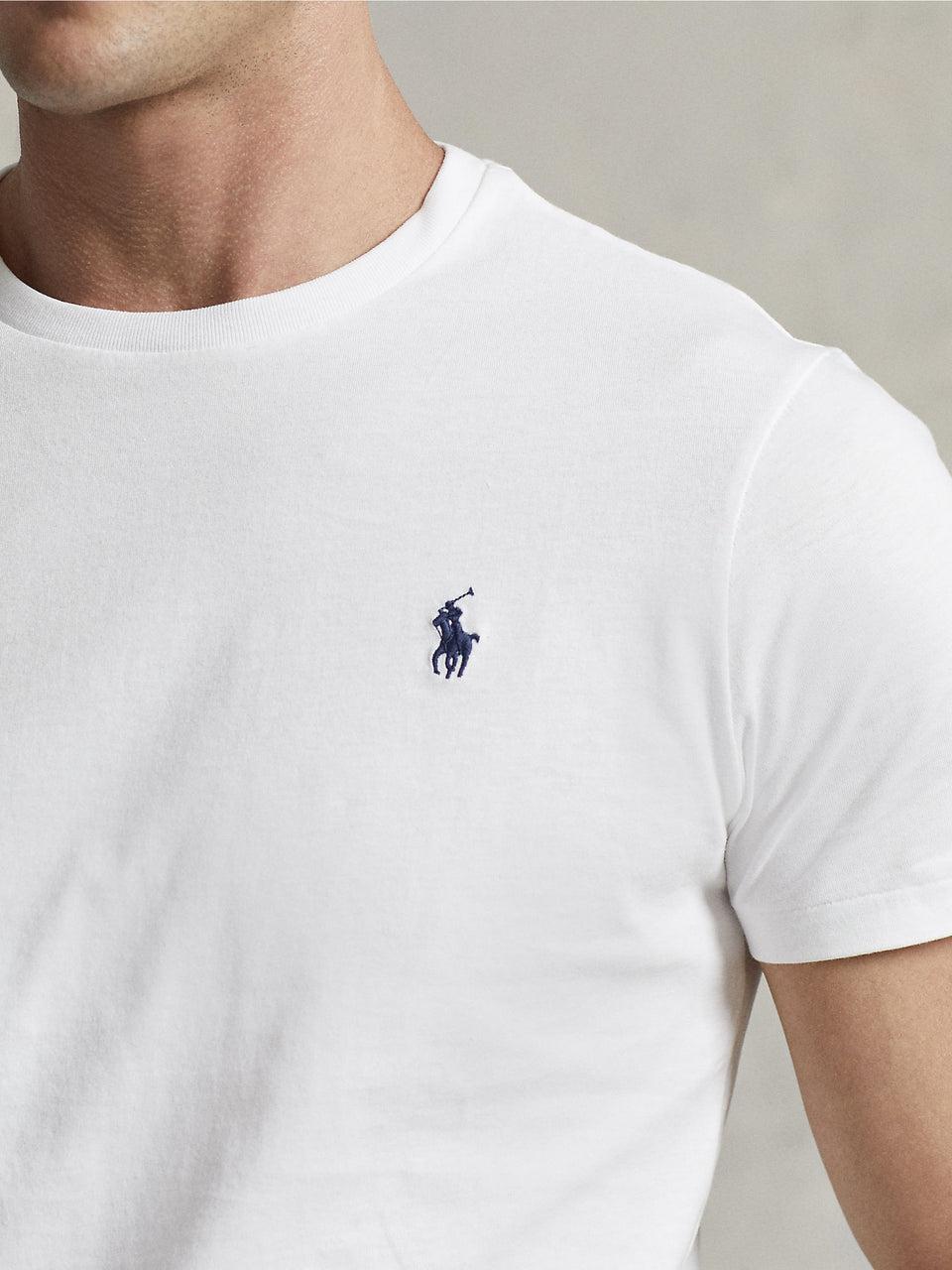 RALPH LAUREN T-shirt in Cotone Basica Bianca Latest fashion