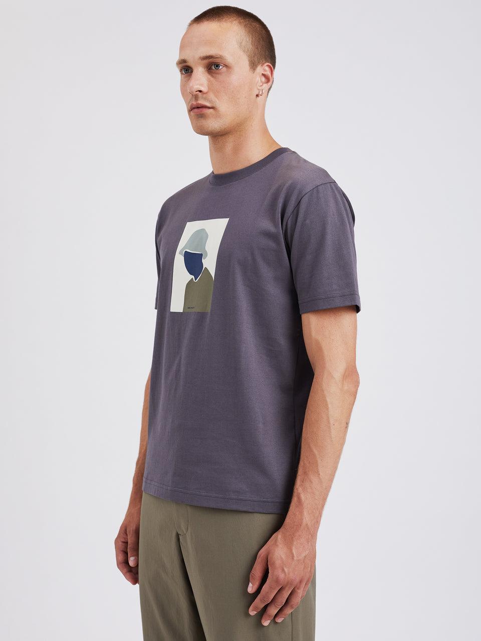NORSE PROJECTS T-shirt con Stampa Serigrafata Grigio Offerte esclusive