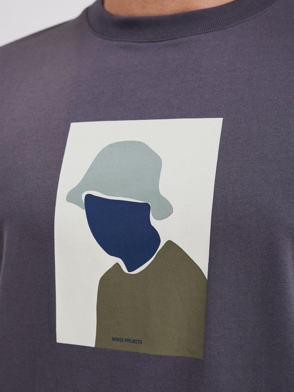 NORSE PROJECTS T-shirt con Stampa Serigrafata Grigio Offerte esclusive