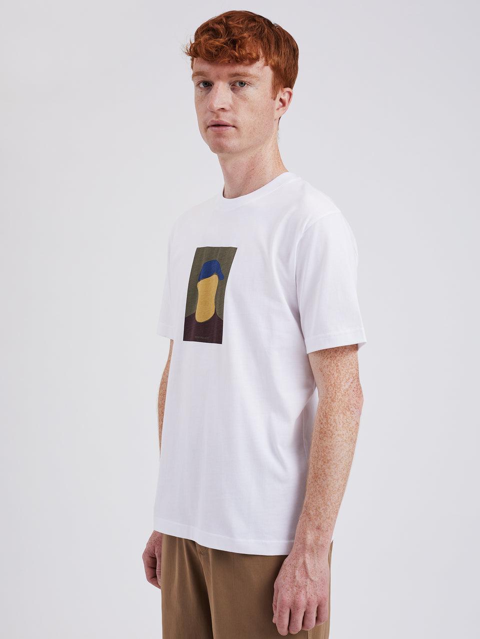 NORSE PROJECTS T-shirt con Stampa Serigrafata Bianco Lightning offer