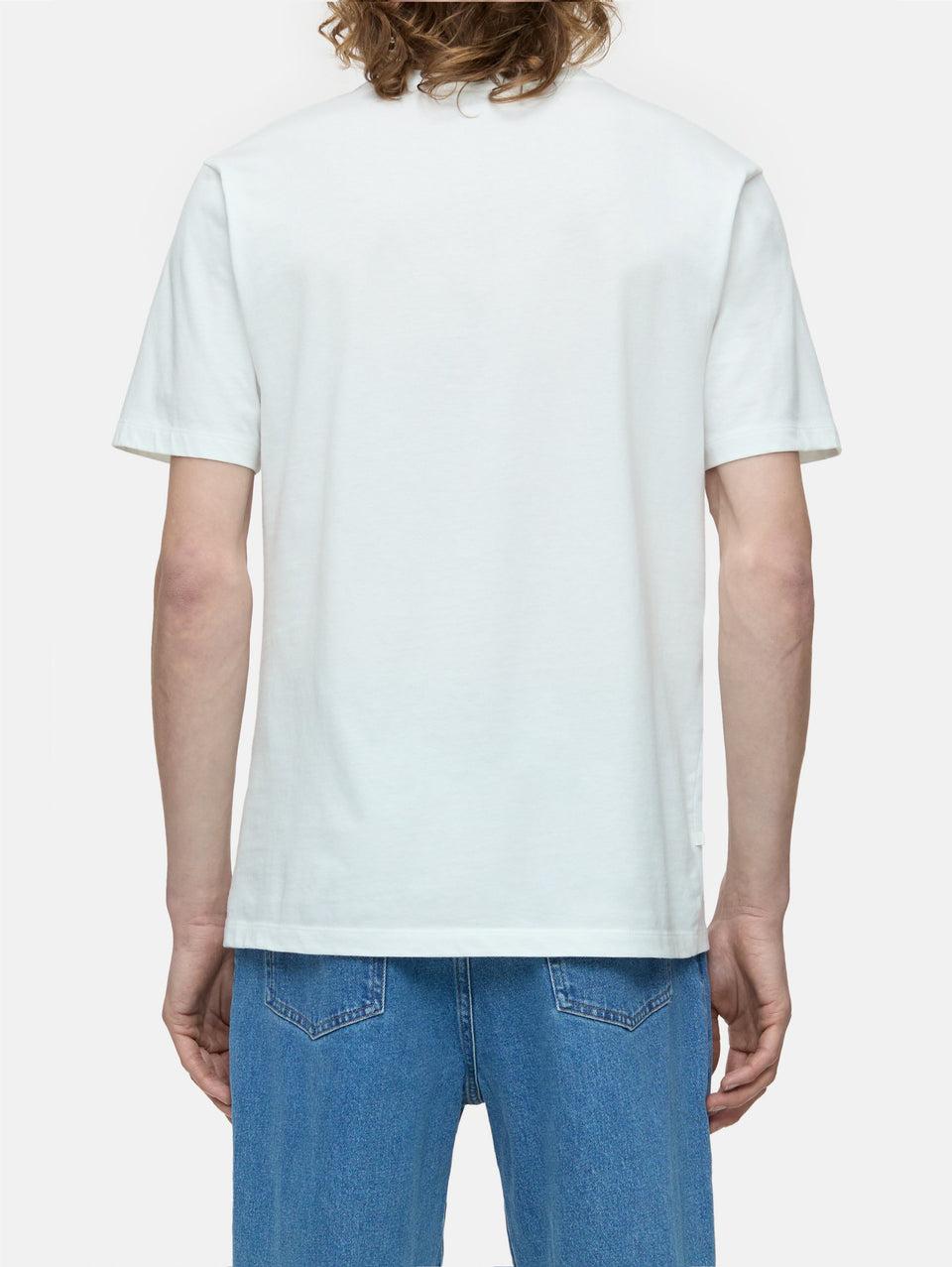 CLOSED T-shirt Girocollo in Jersey Bianco Nuovi prodotti