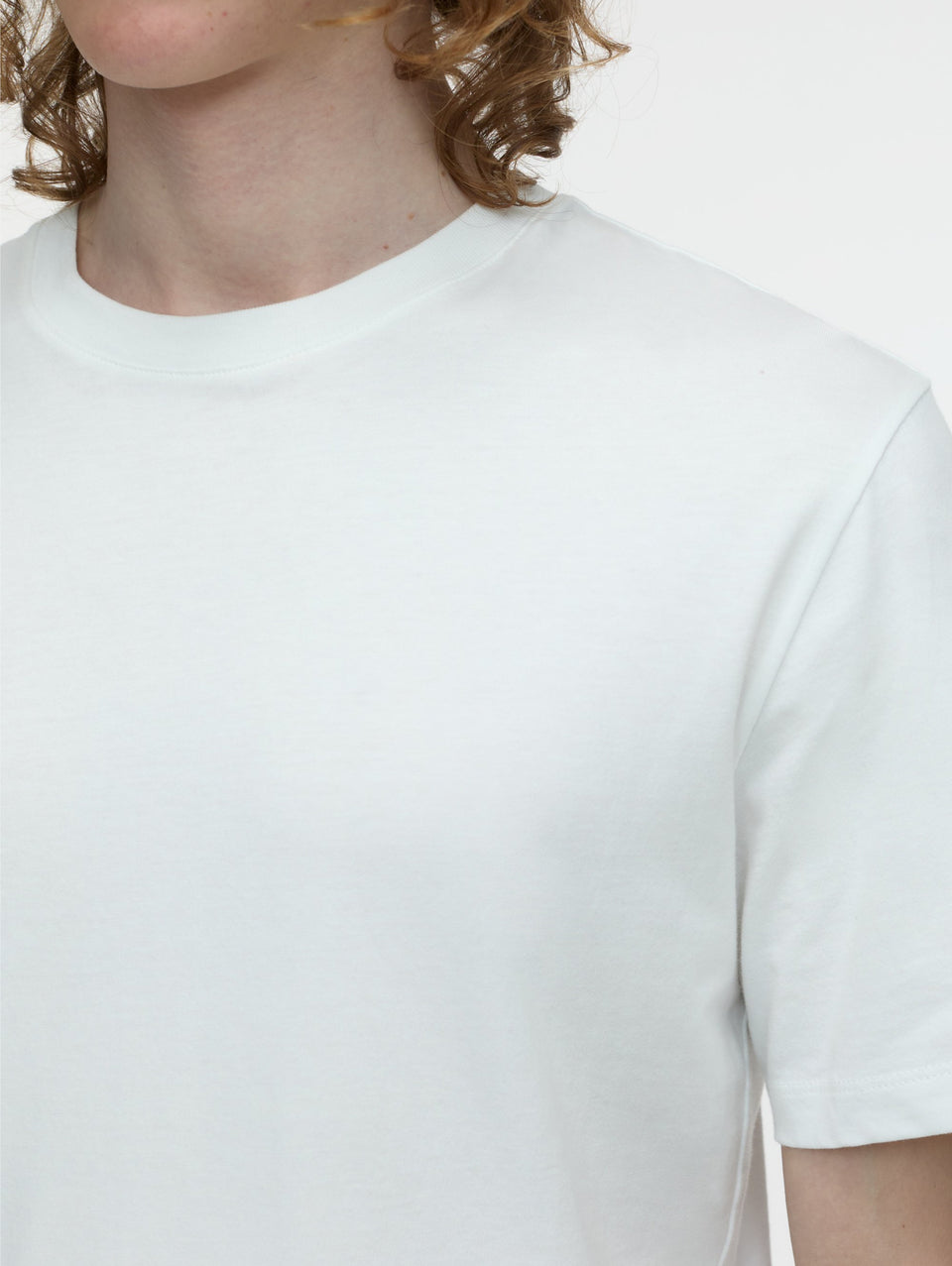 CLOSED T-shirt Girocollo in Jersey Bianco Nuovi prodotti
